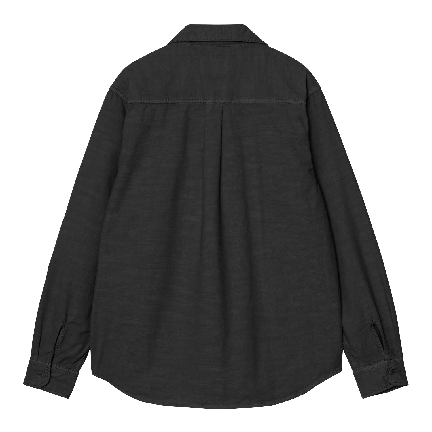 L/S Kelsey Shirt - Black (garment dyed)