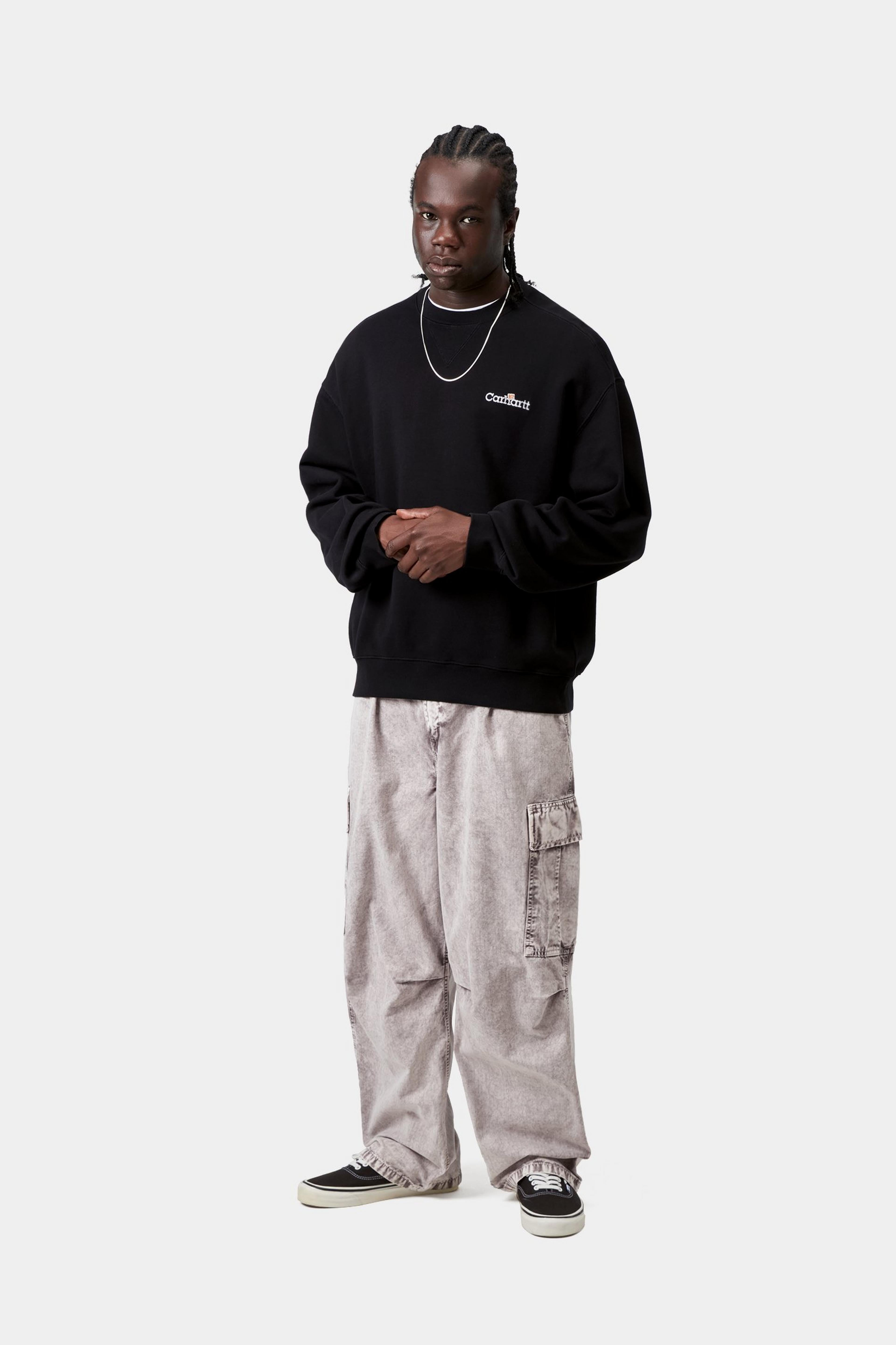 Cole Cargo Pant - Shale (chalk wash)