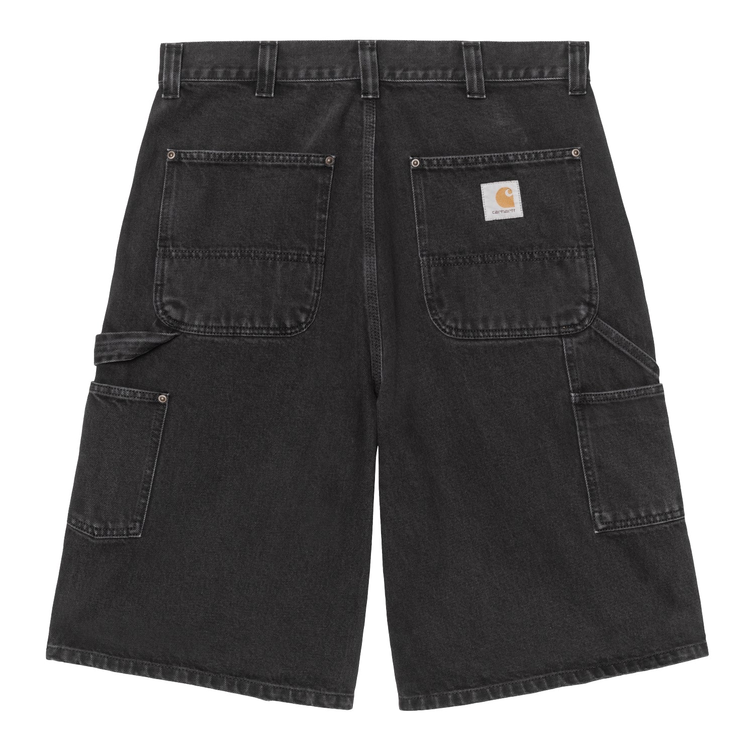 OG Double Knee Short - Black (stone washed)