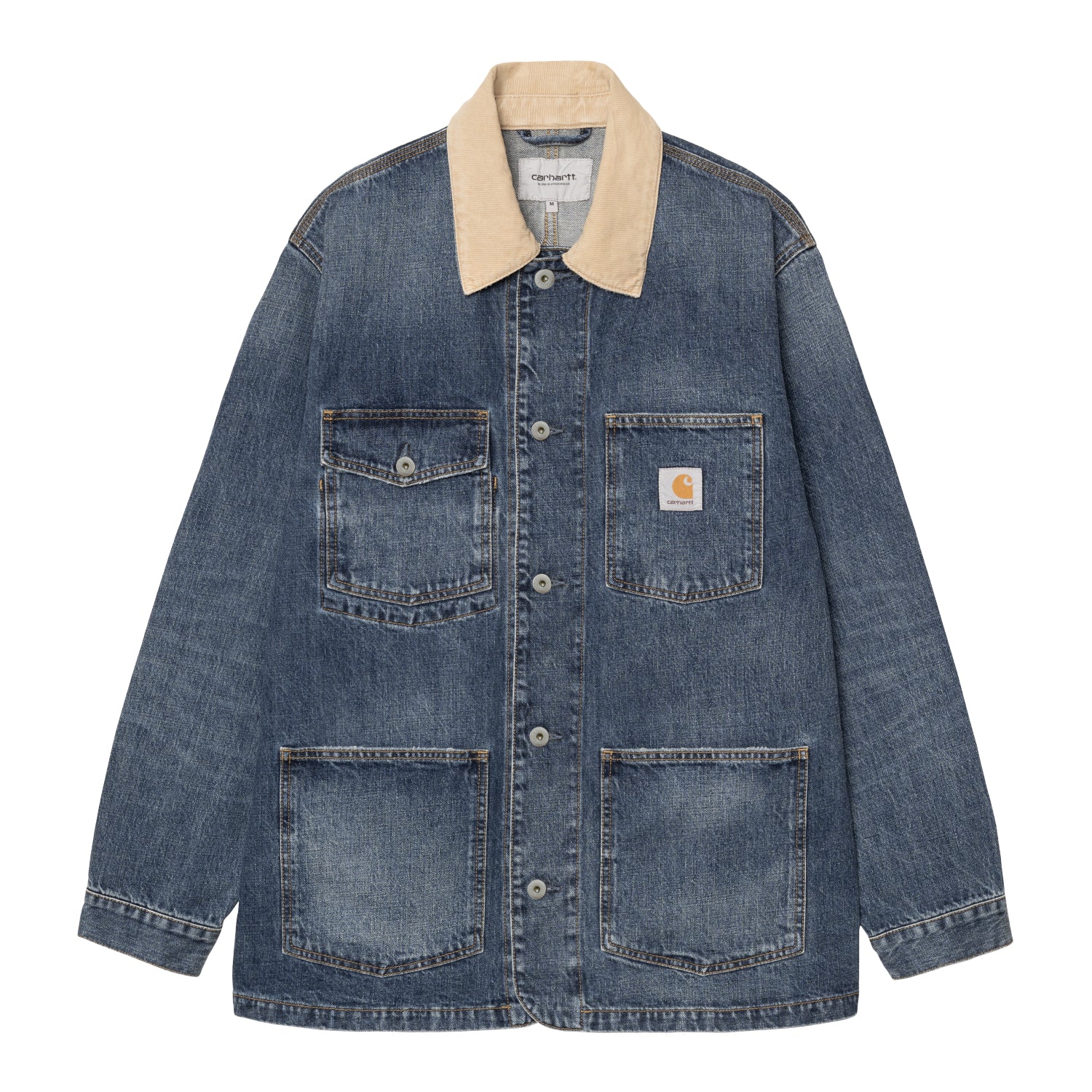 Carhartt ミスガンチョアコート ペトロールブルー 中古・古着通販】CarHartt (カーハート) ミシガン チョアコート