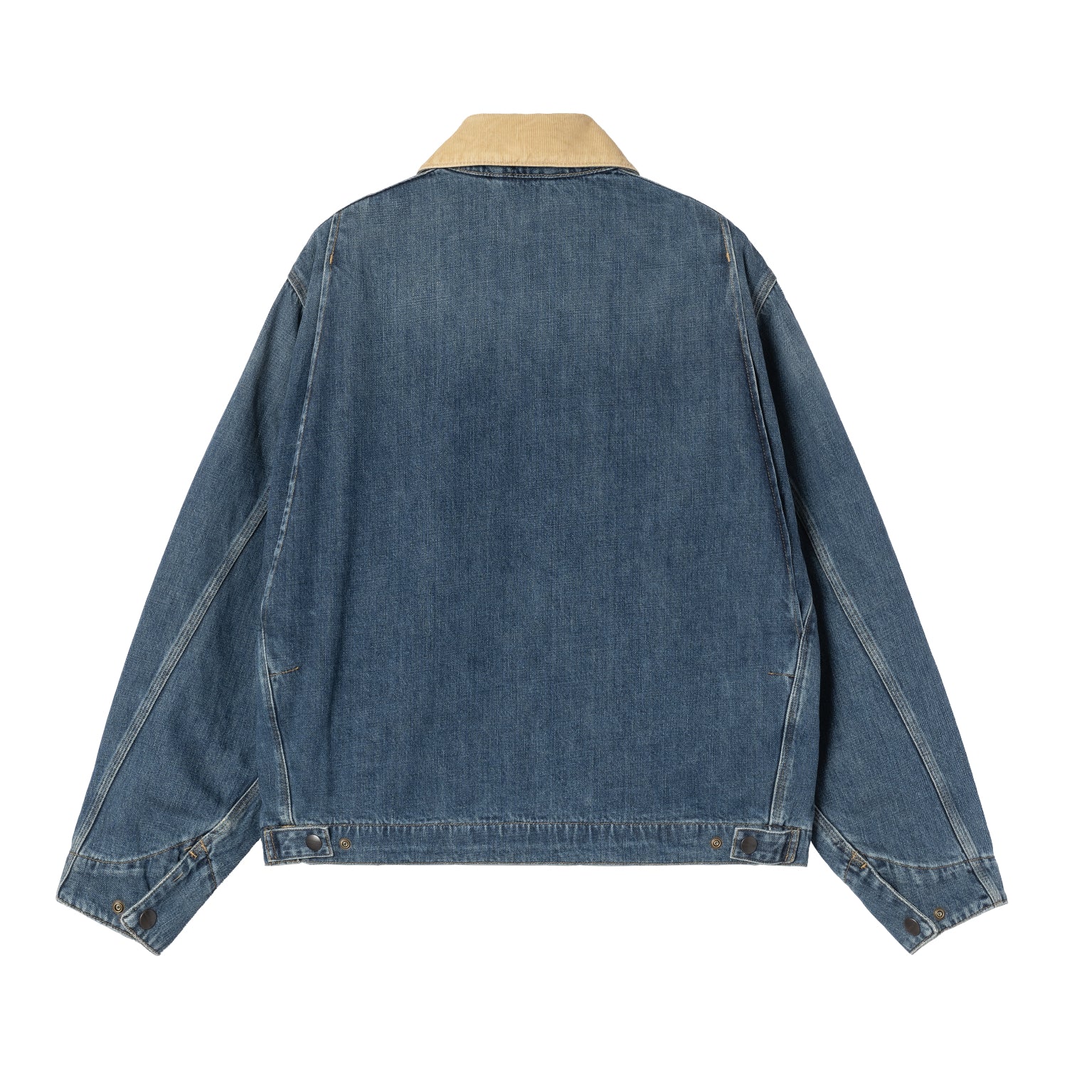 OG Detroit Jacket - Blue / Dusty H Brown, Dark used wash