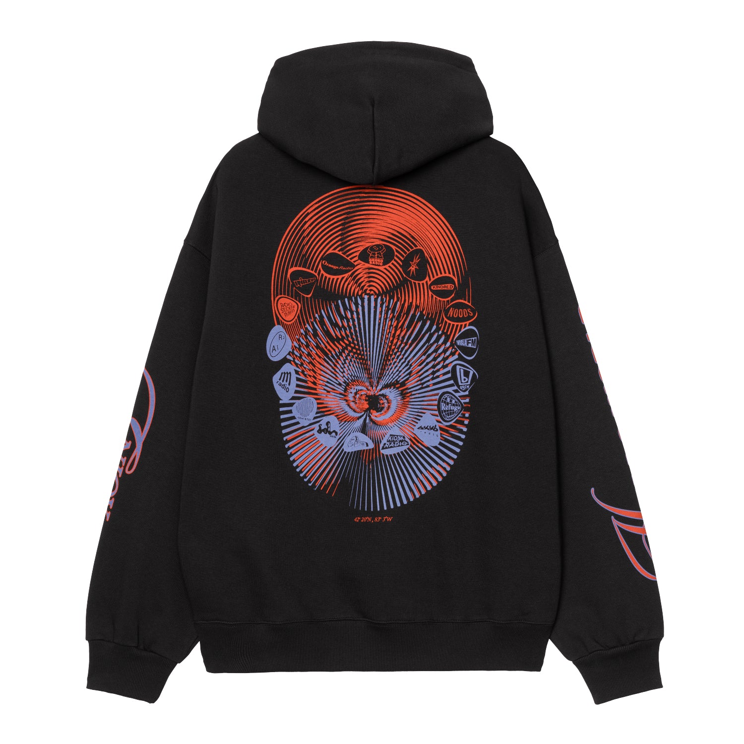 Audio Archives WIP Hooded Sweatshirt - Black