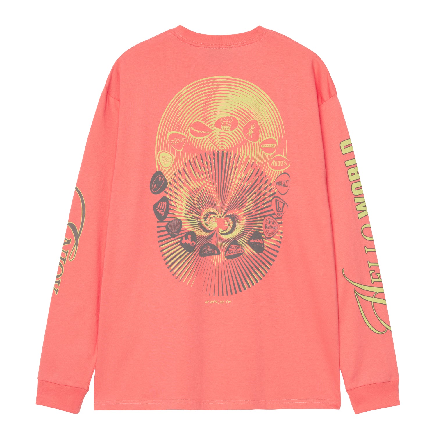 Audio Archives WIP L/S T-Shirt - AudioArchives Orange