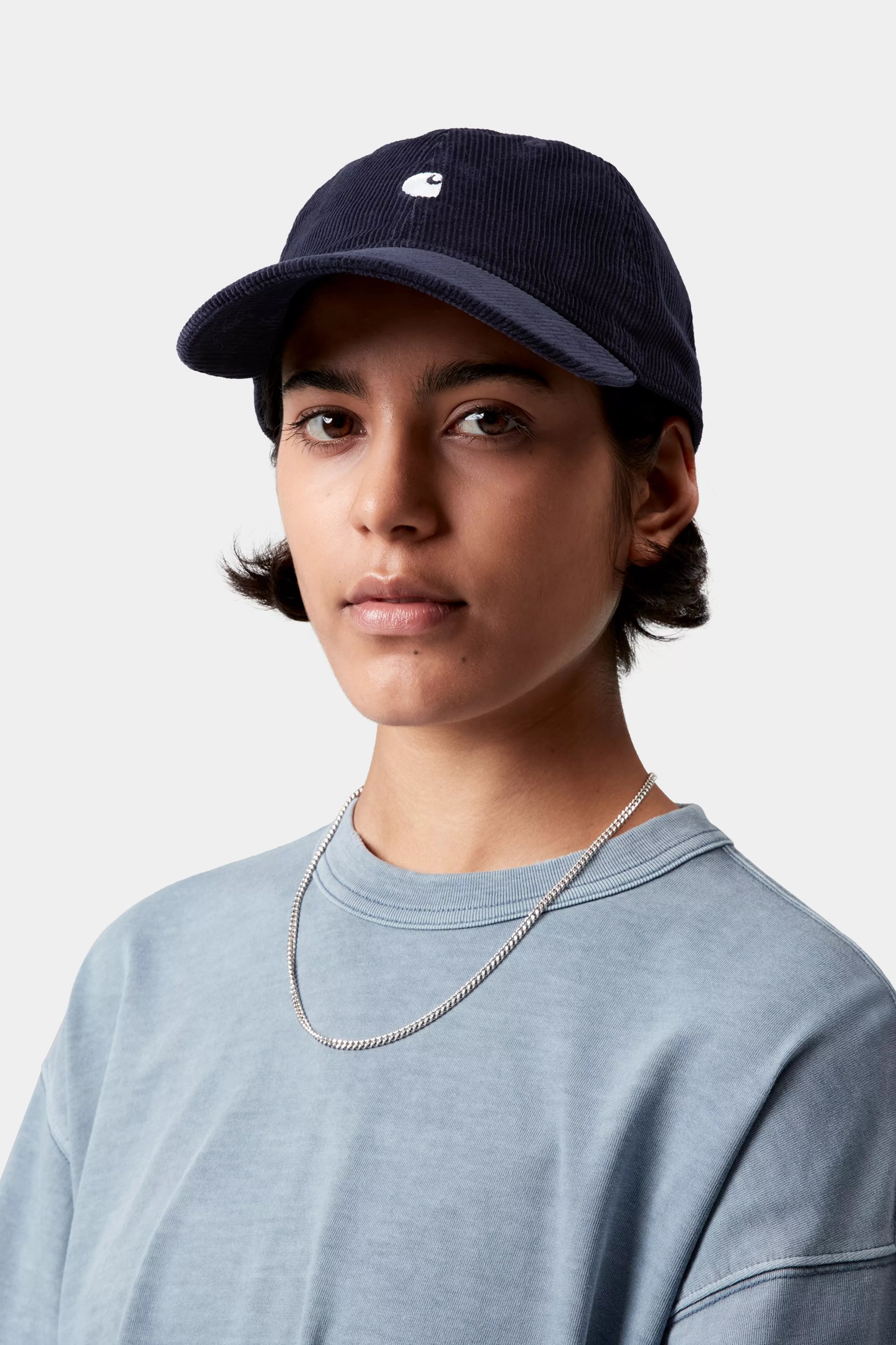 Harlem Cap - Dark Navy / White