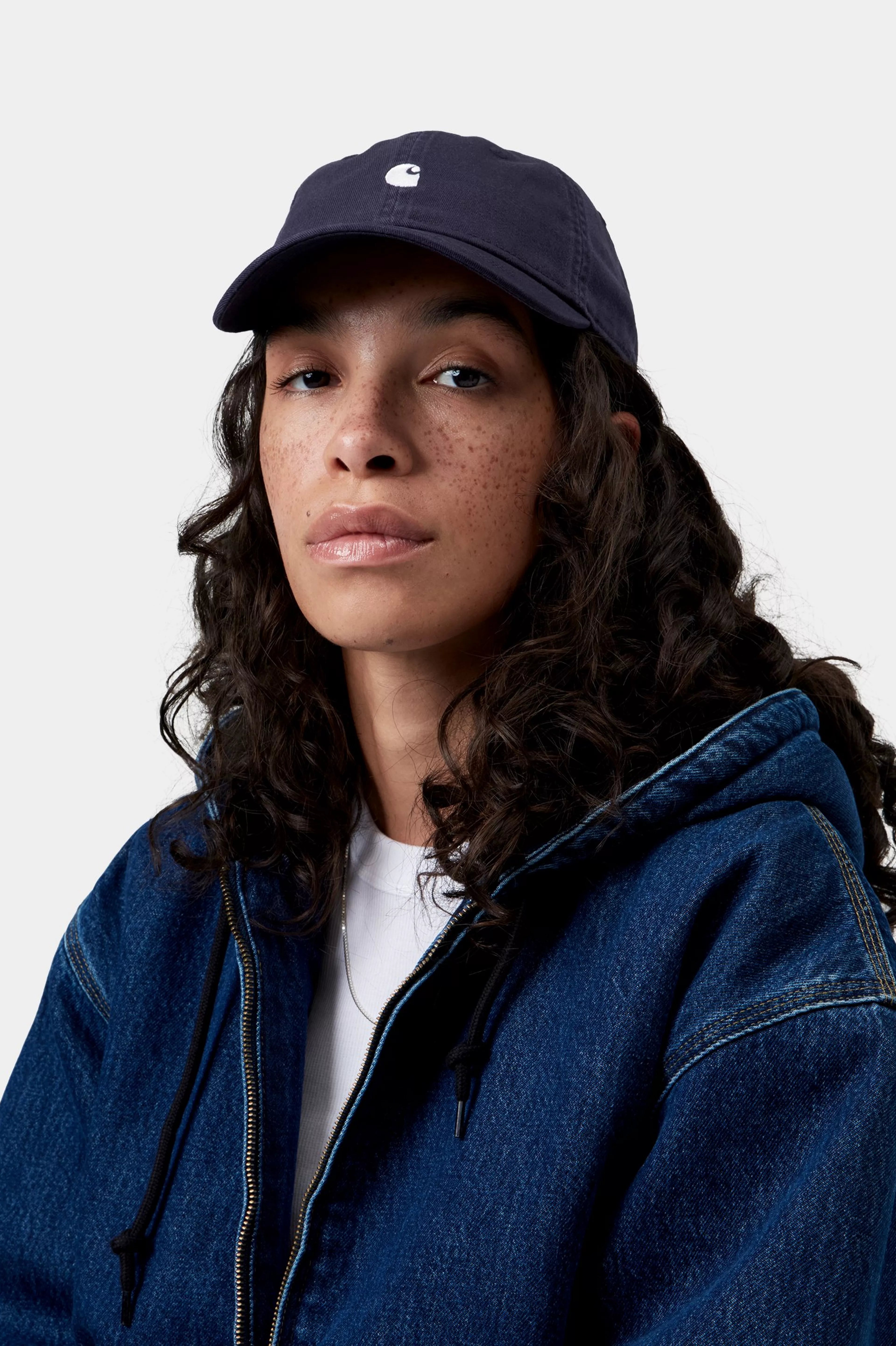 Madison Logo Cap - Dark Navy / White