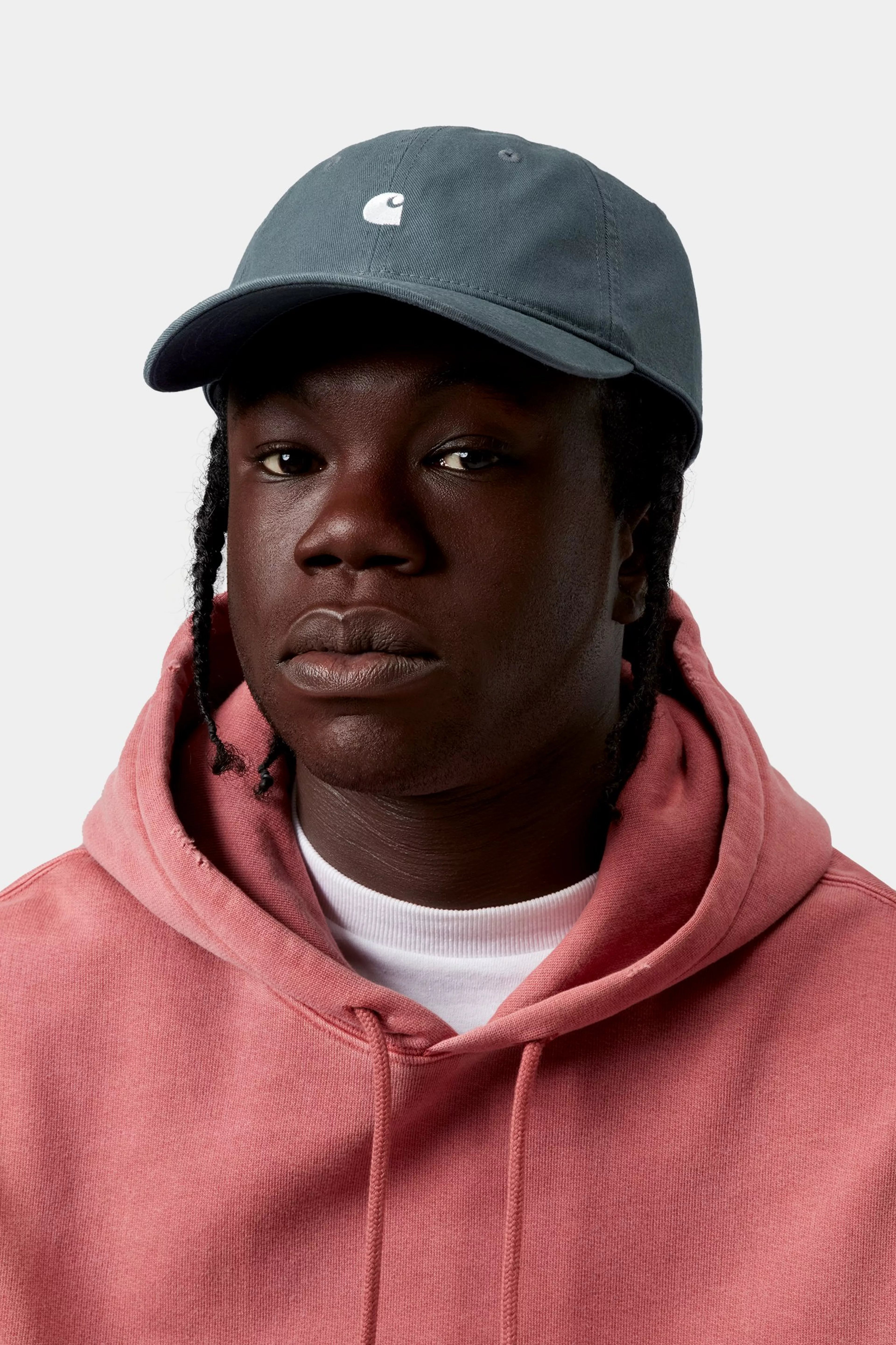 Madison Logo Cap - Office Blue / White