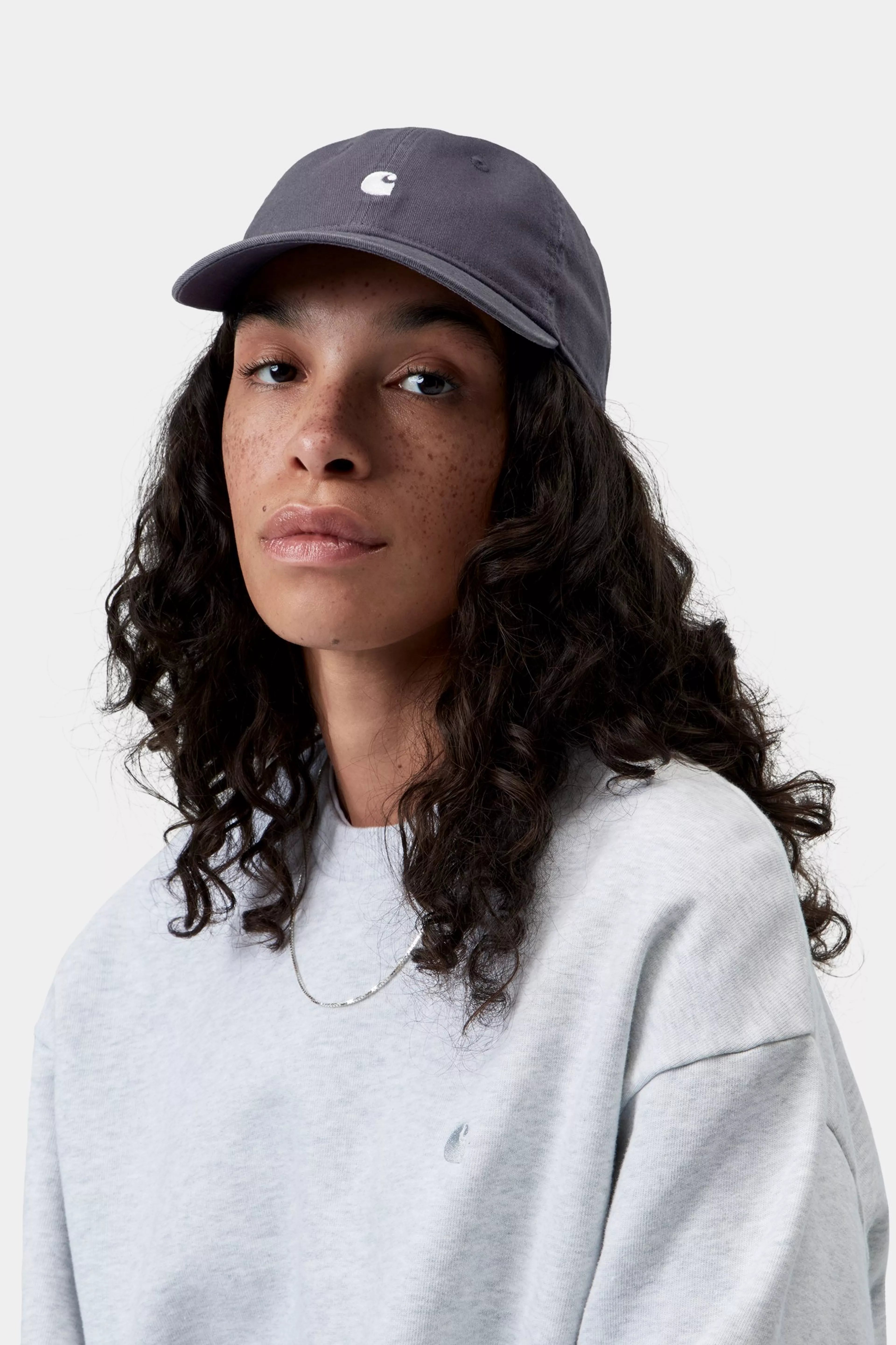 Madison Logo Cap - Shady Purple / White