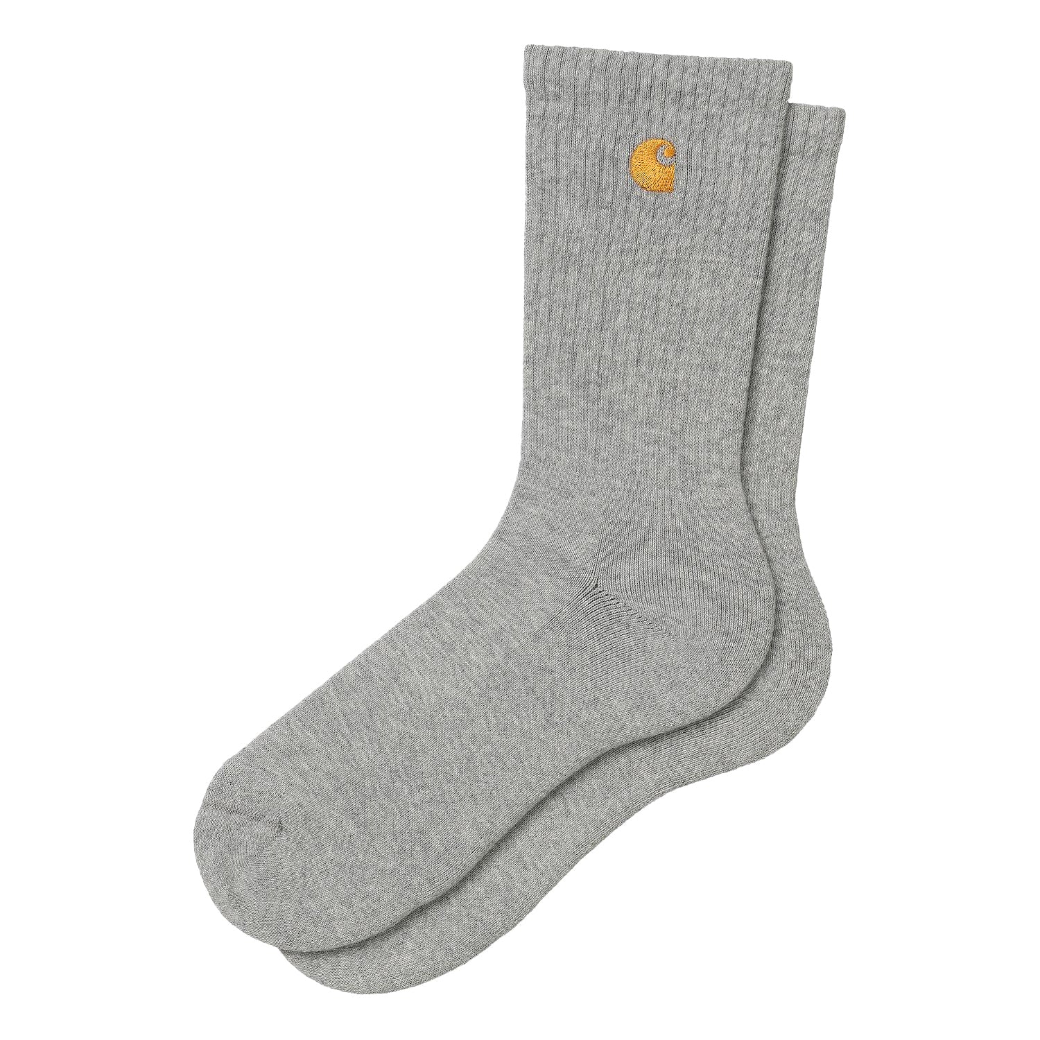 Chase Socks - Grey Heather / Gold