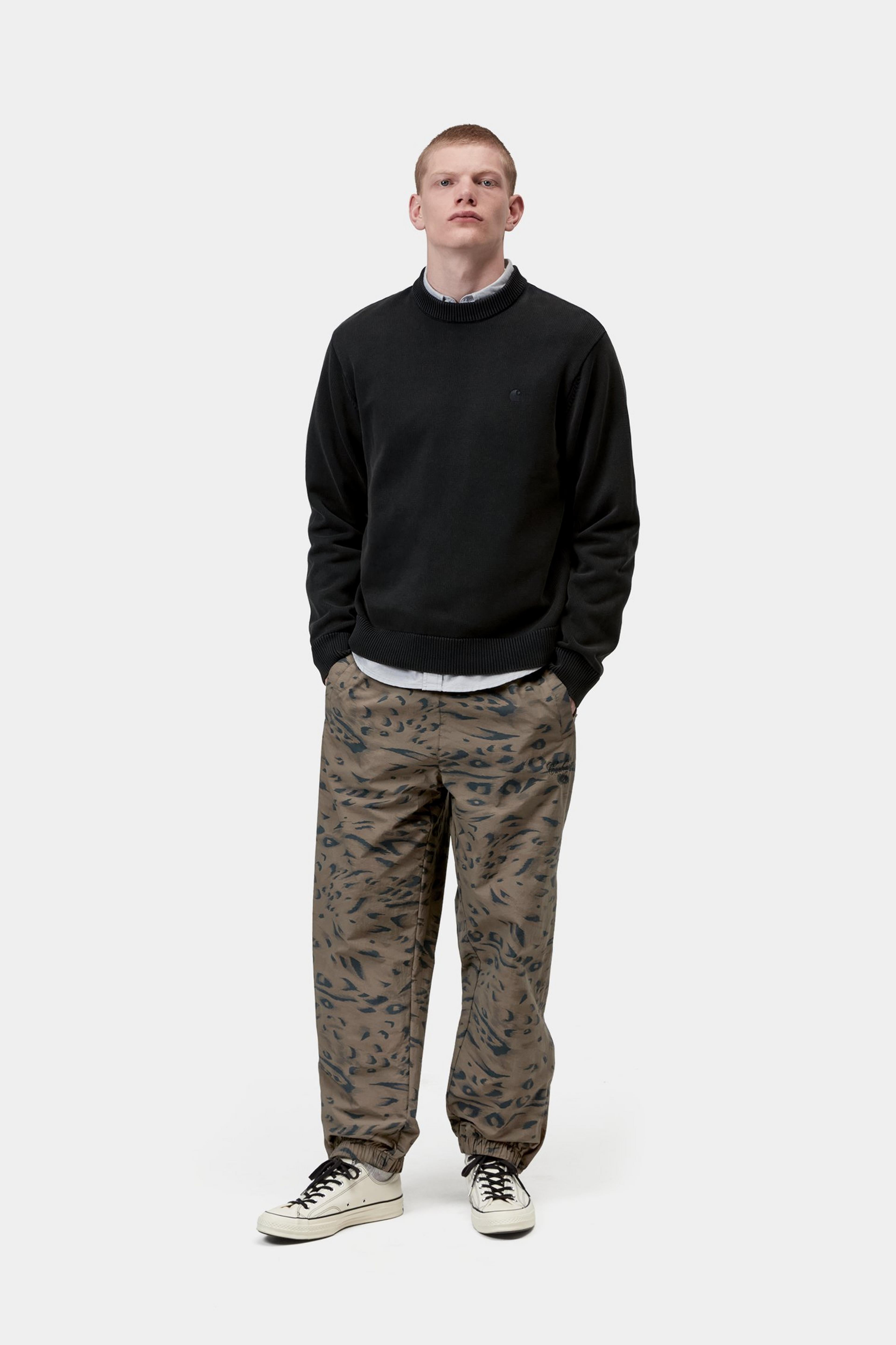 Travon Pant - Duck Feather Print, Cypress / Black