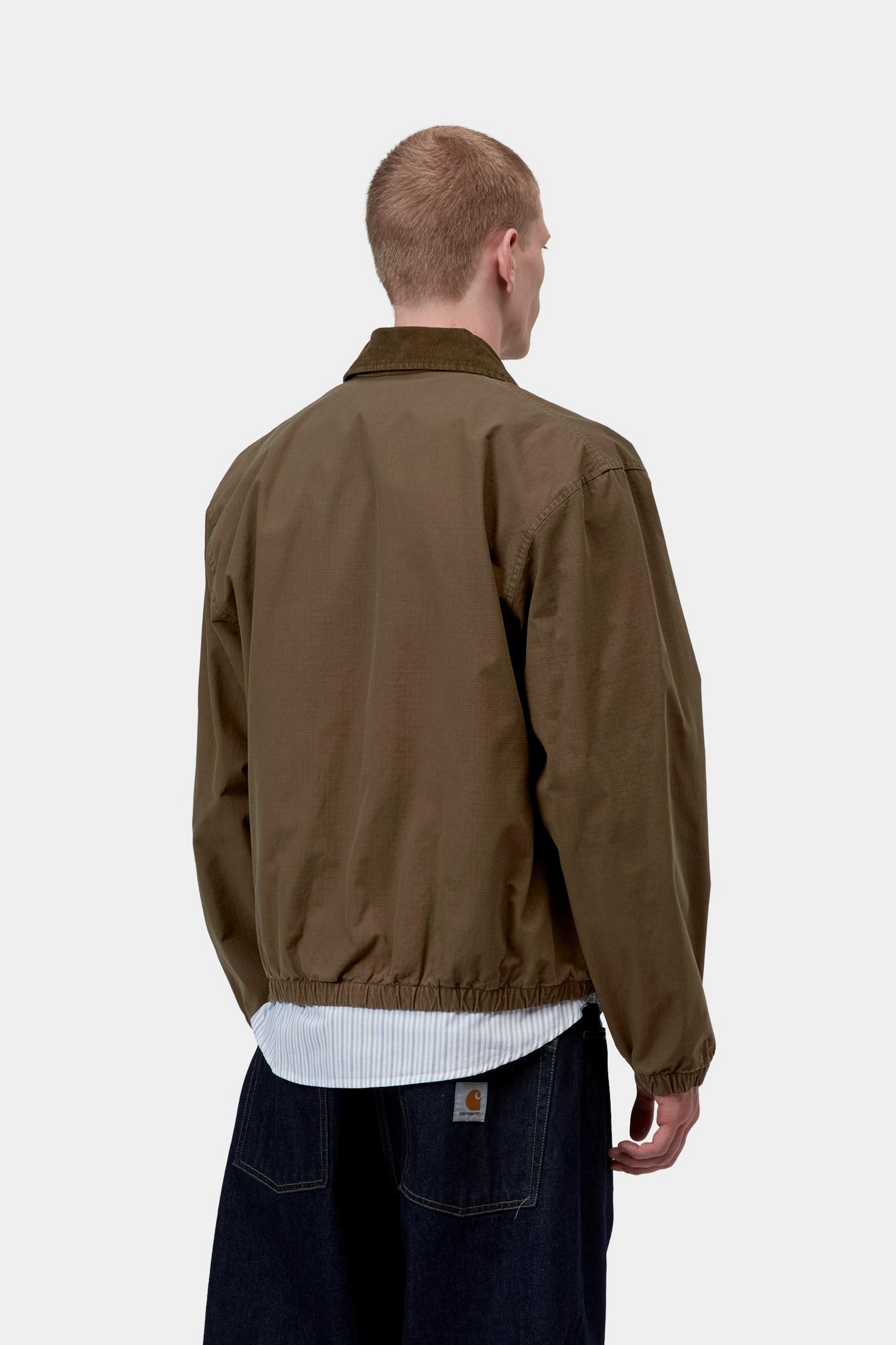 Madison Ripstop Jacket - Dark Beech / Black (garment dyed)