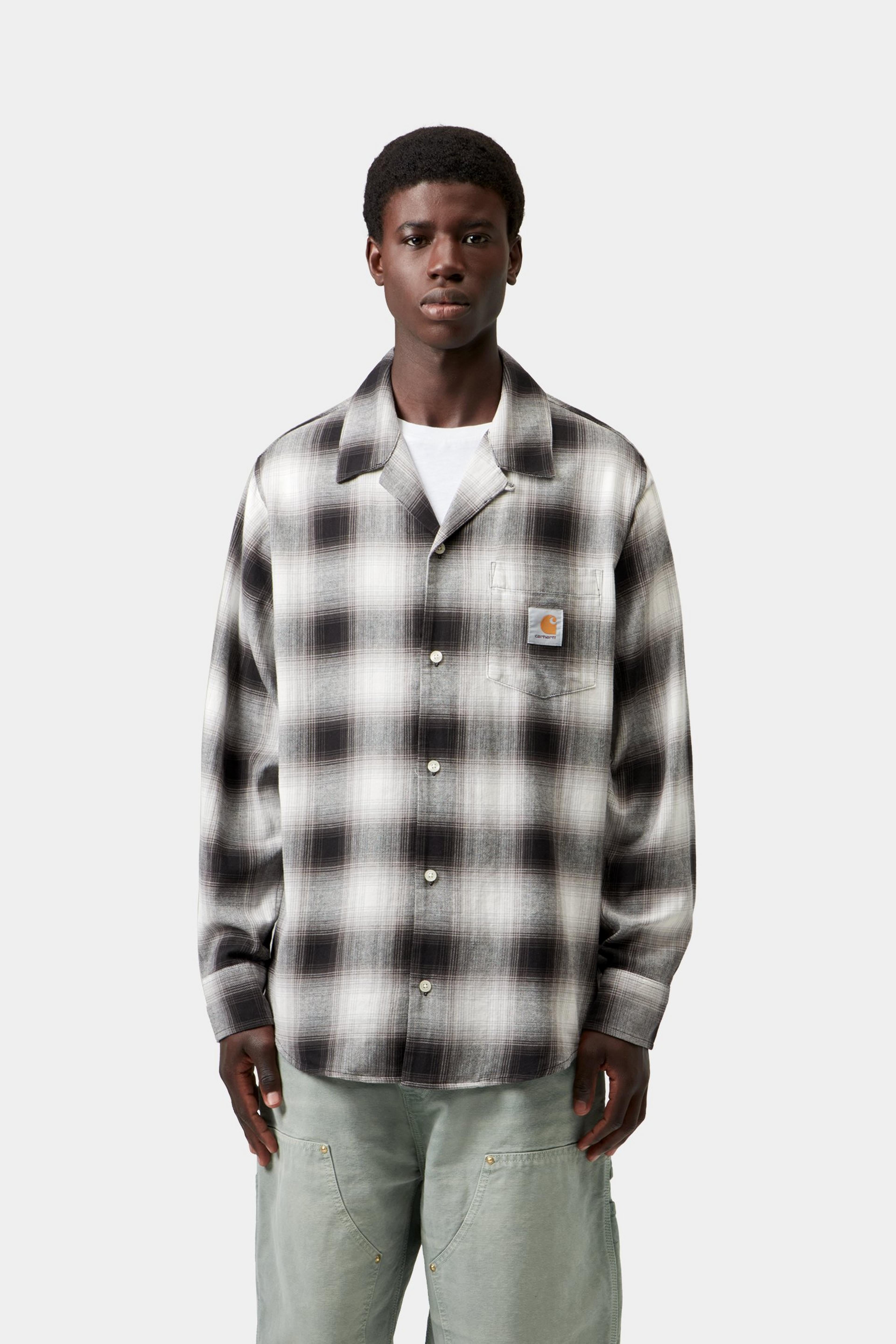 L/S Tyers Shirt - Tyers Check, Black