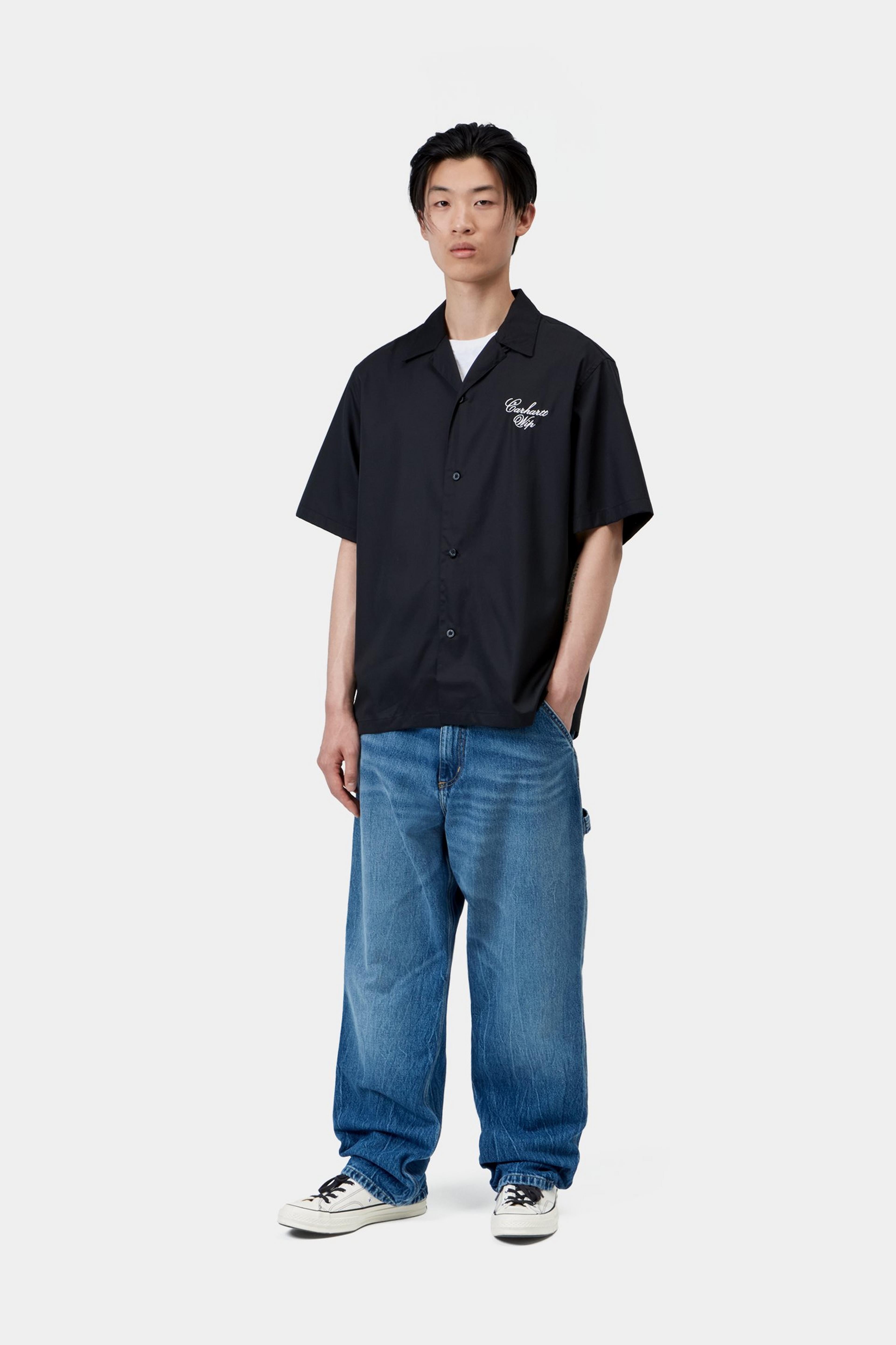 S/S Travon Shirt - Black / Wax
