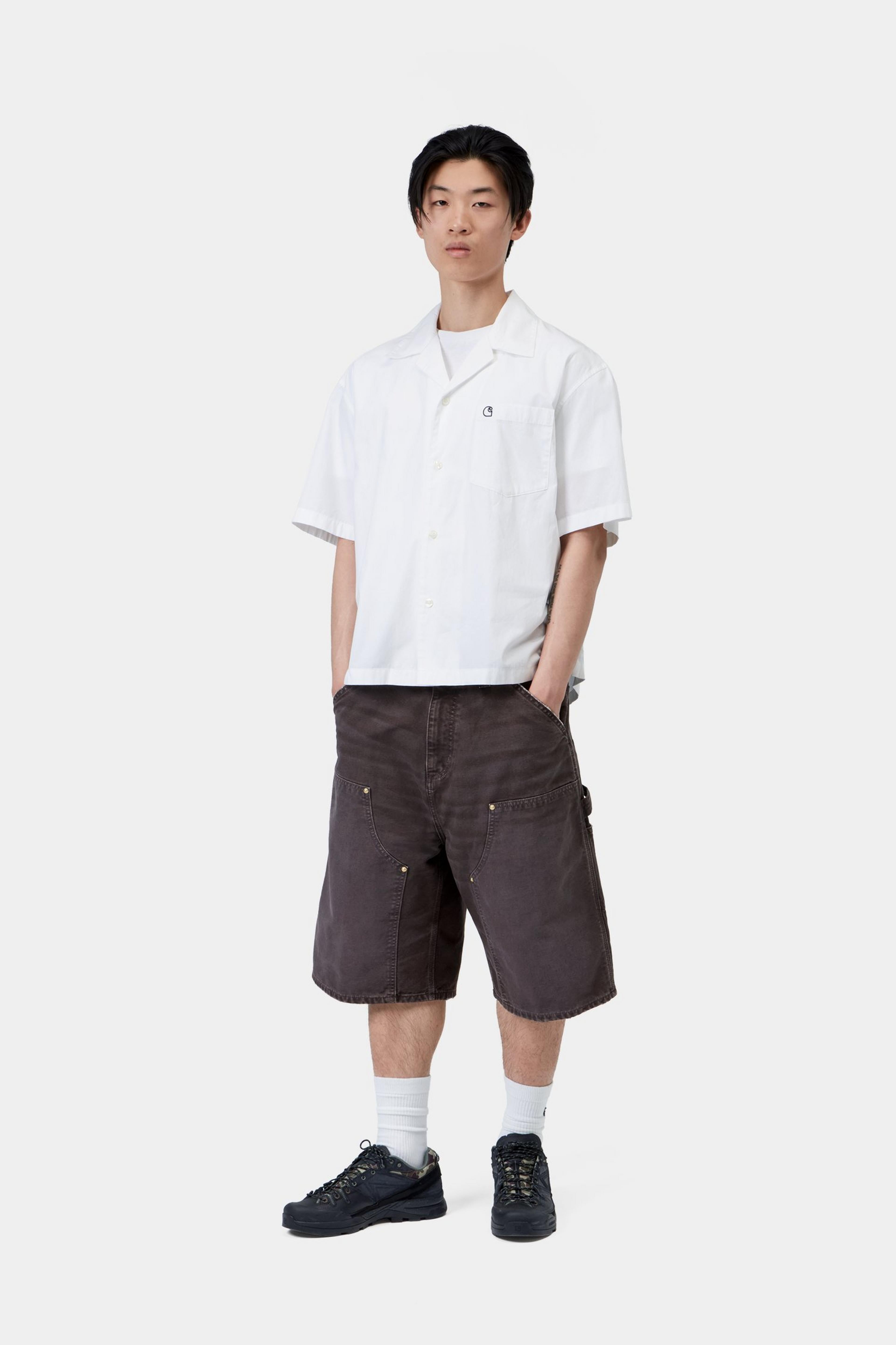 S/S Kendry Shirt - White / Black