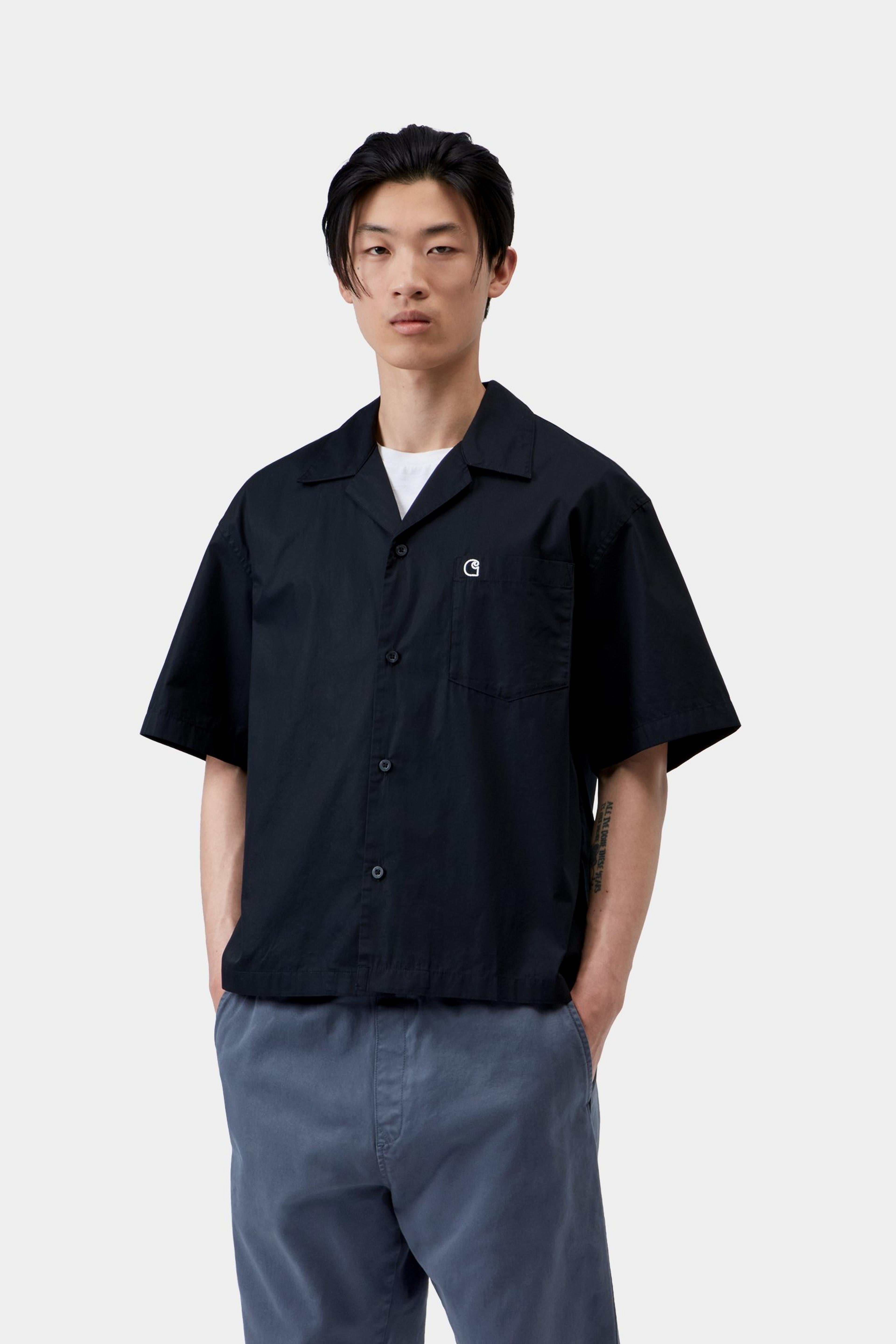 S/S Kendry Shirt - Black / White