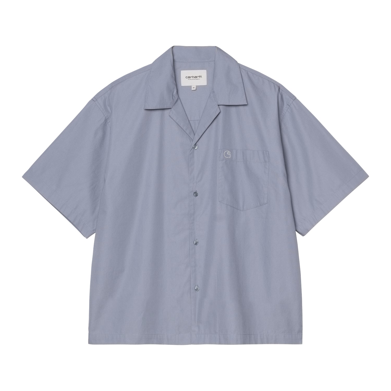 S/S Kendry Shirt - Shady Blue / White
