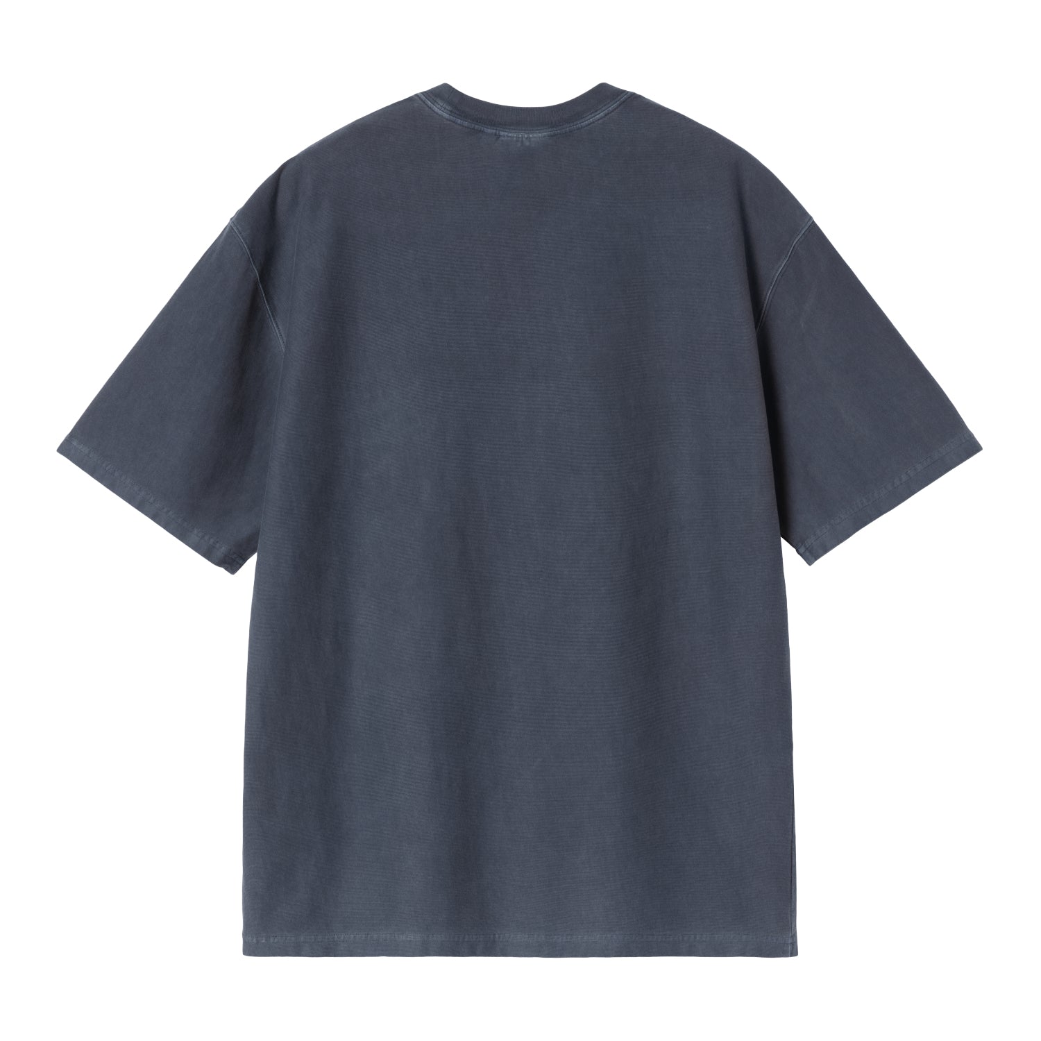 S/S Loose Pocket T-Shirt - Dark Navy, Garment dyed