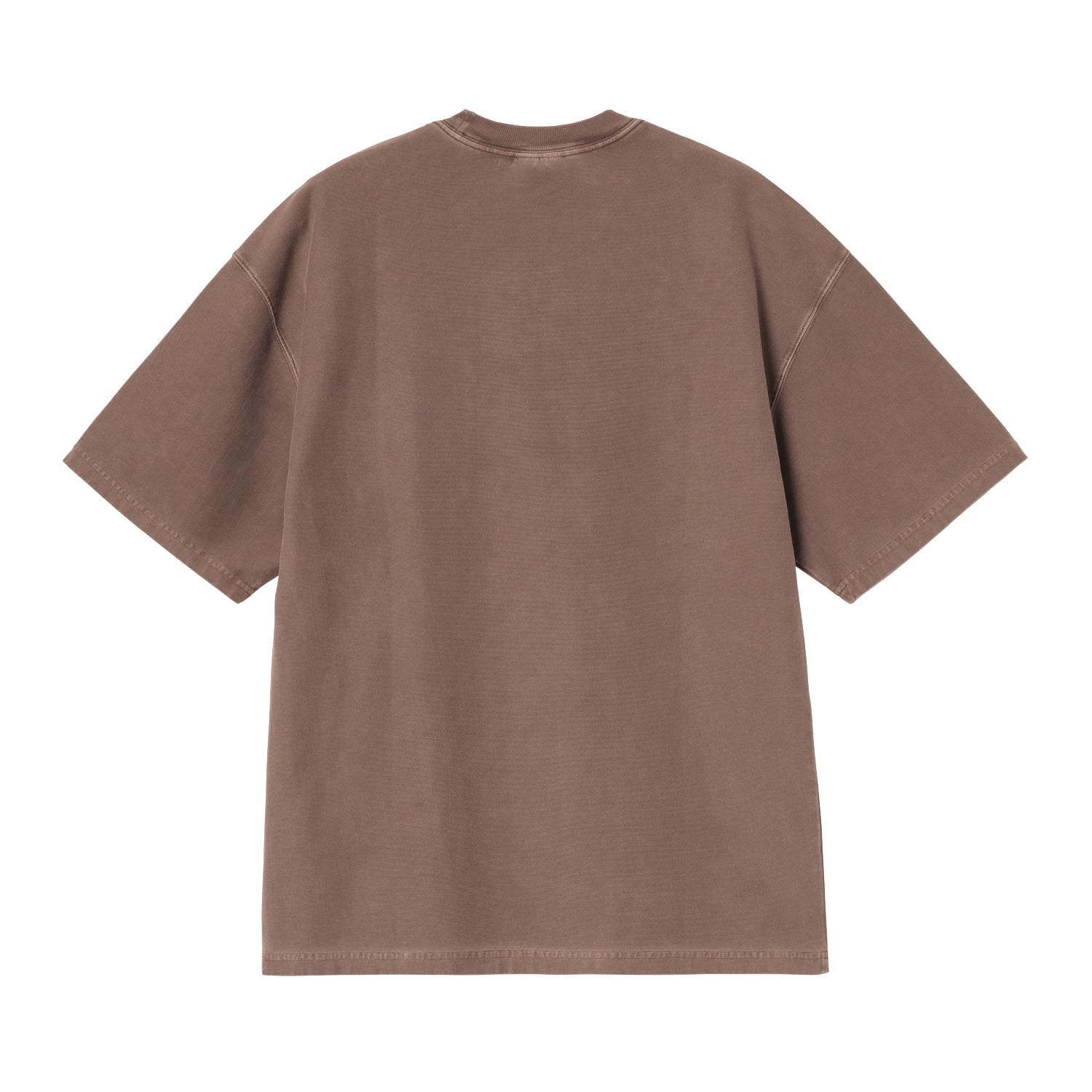 S/S Loose Pocket T-Shirt - Tobacco, Garment dyed
