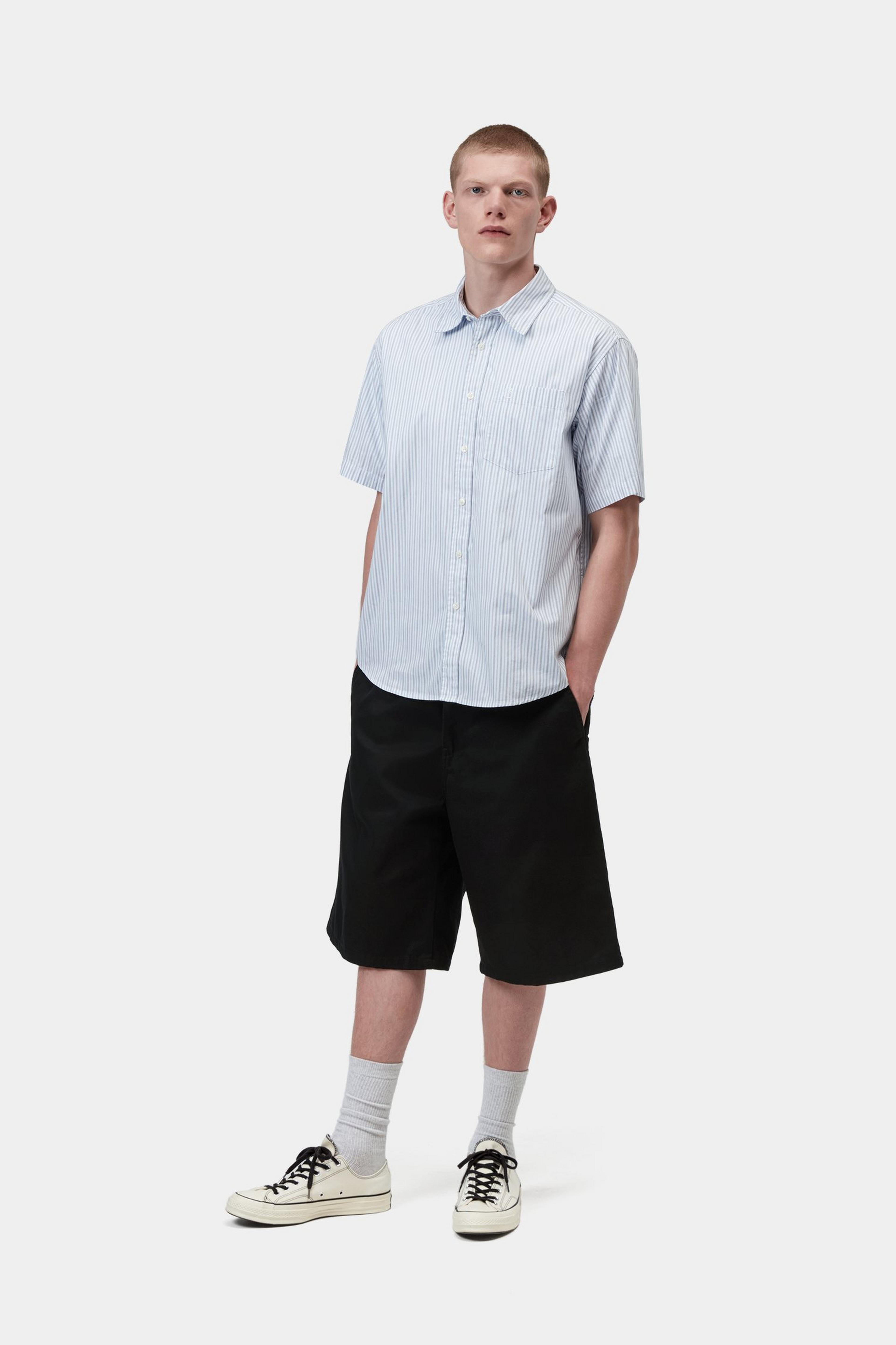 Brader Short - Black, rinsed