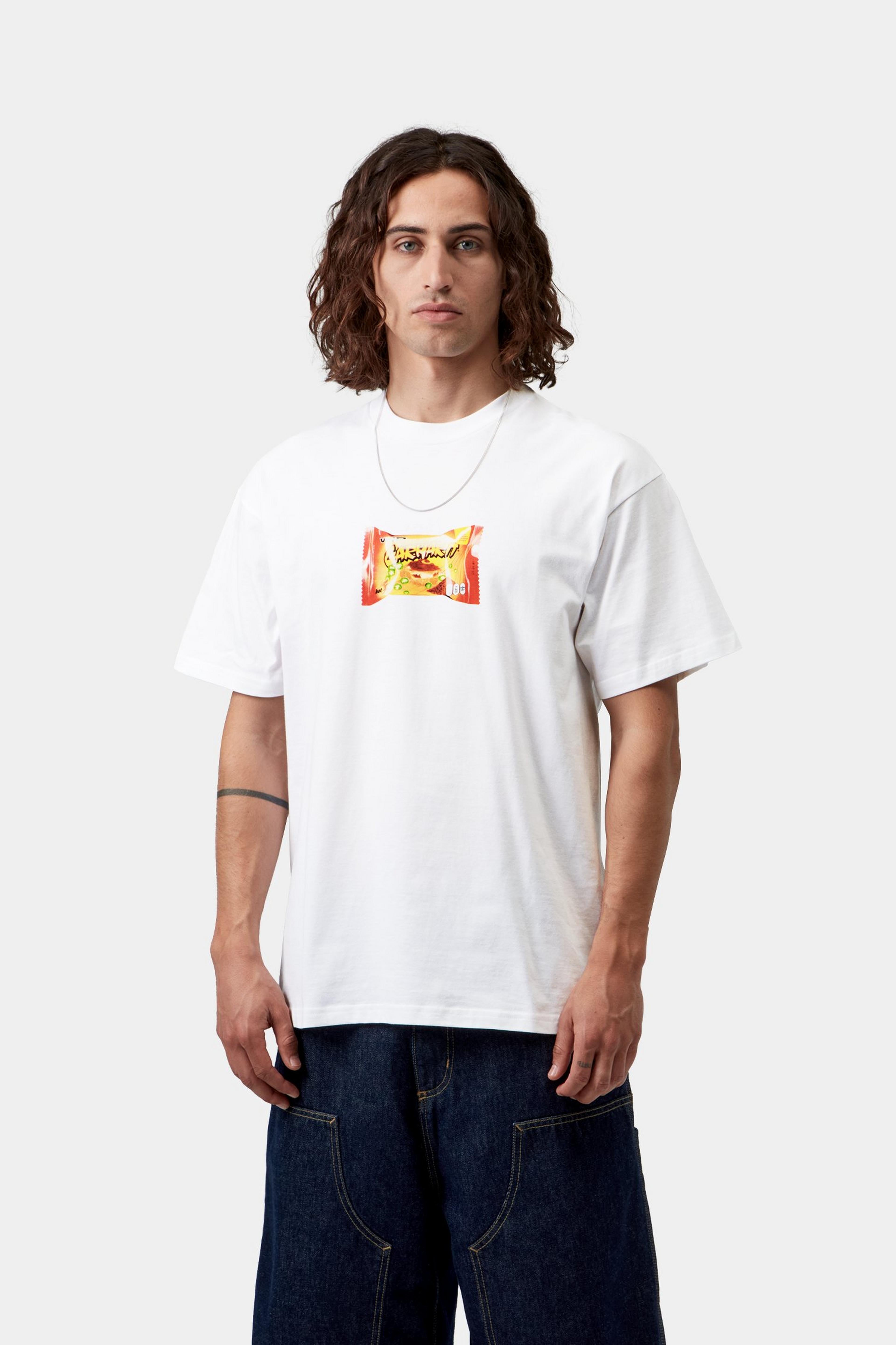 S/S Road Side Snack T-Shirt - White