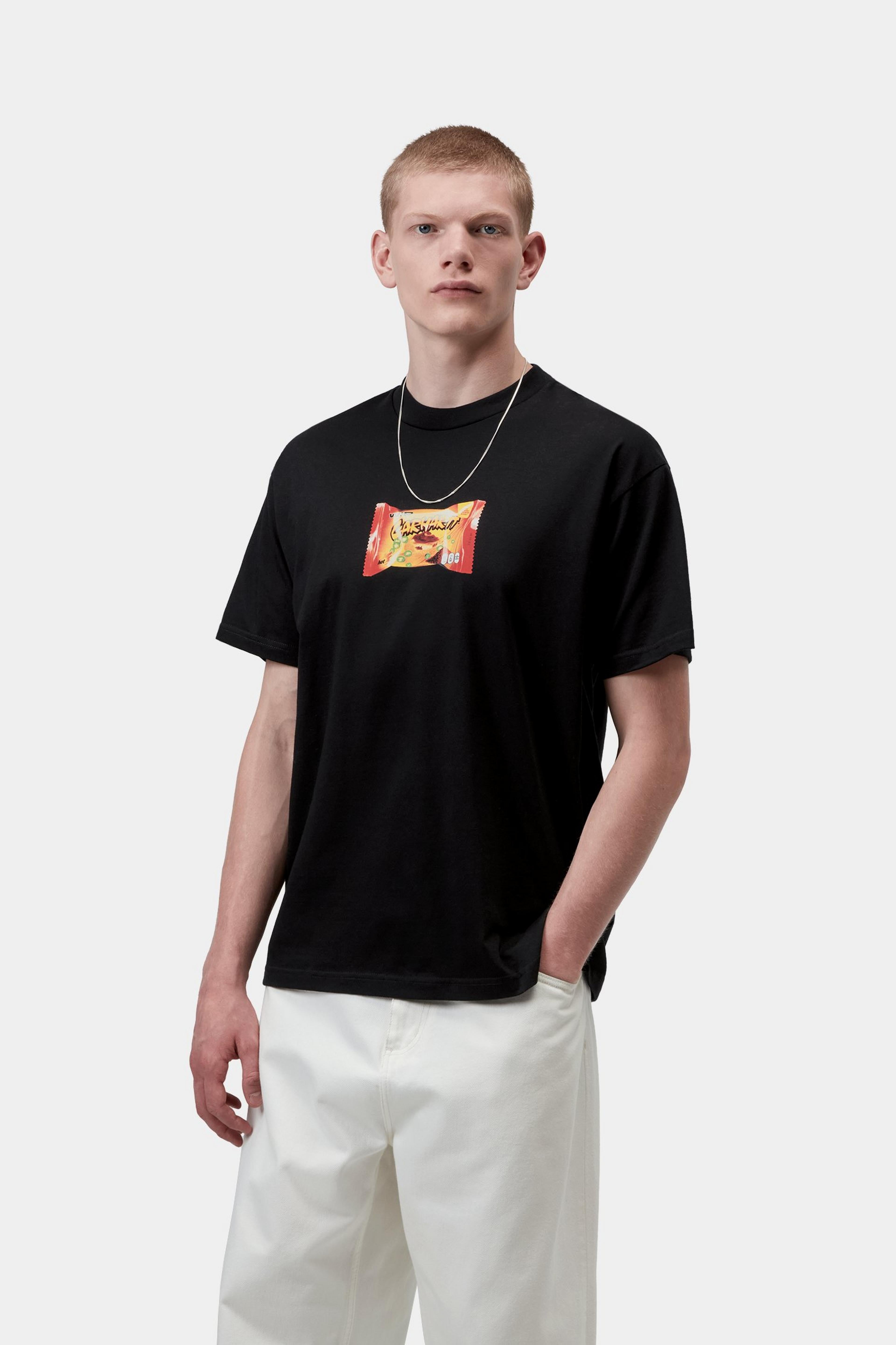 S/S Road Side Snack T-Shirt - Black