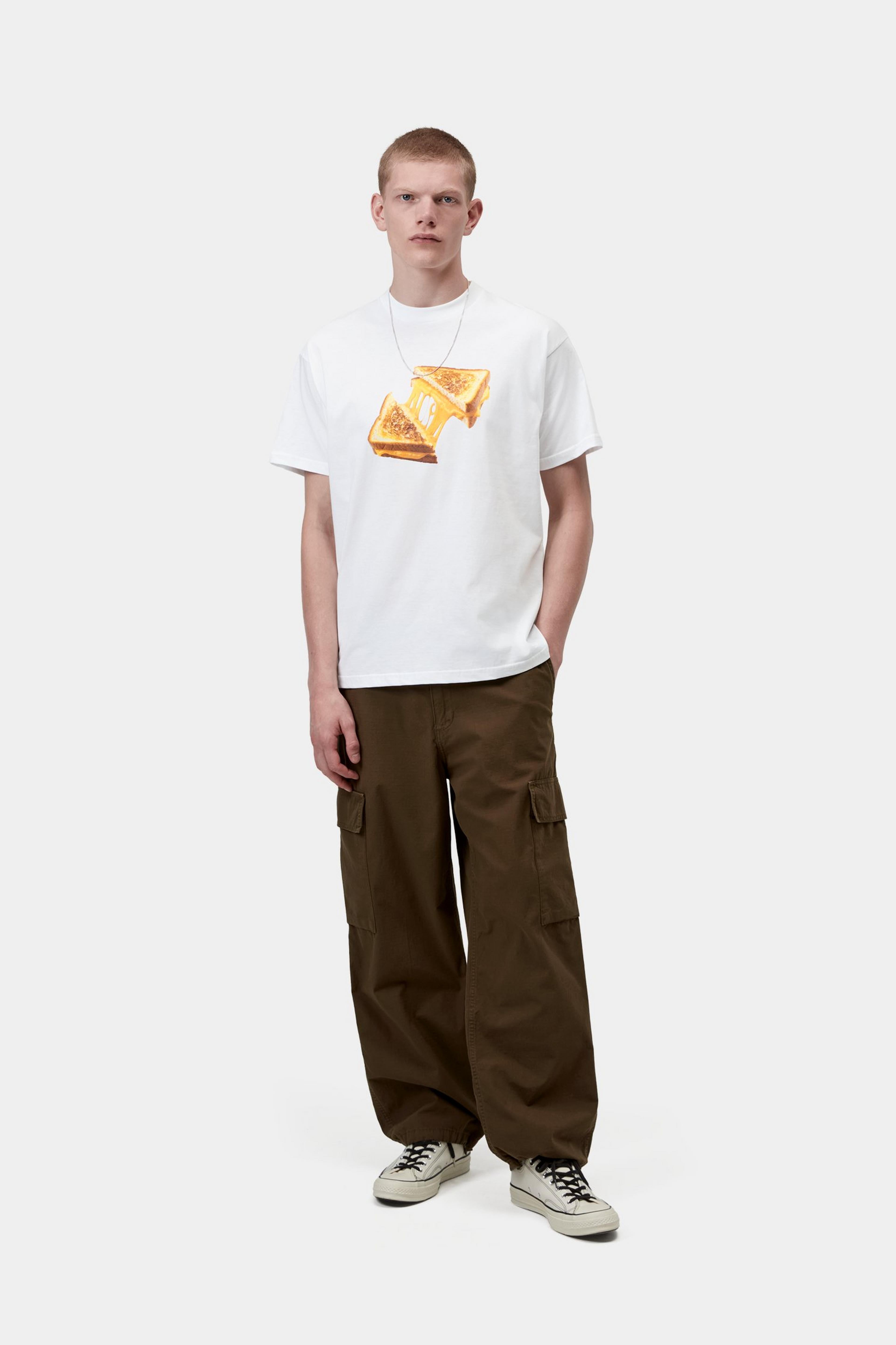 S/S Cheese Toast T-Shirt - White