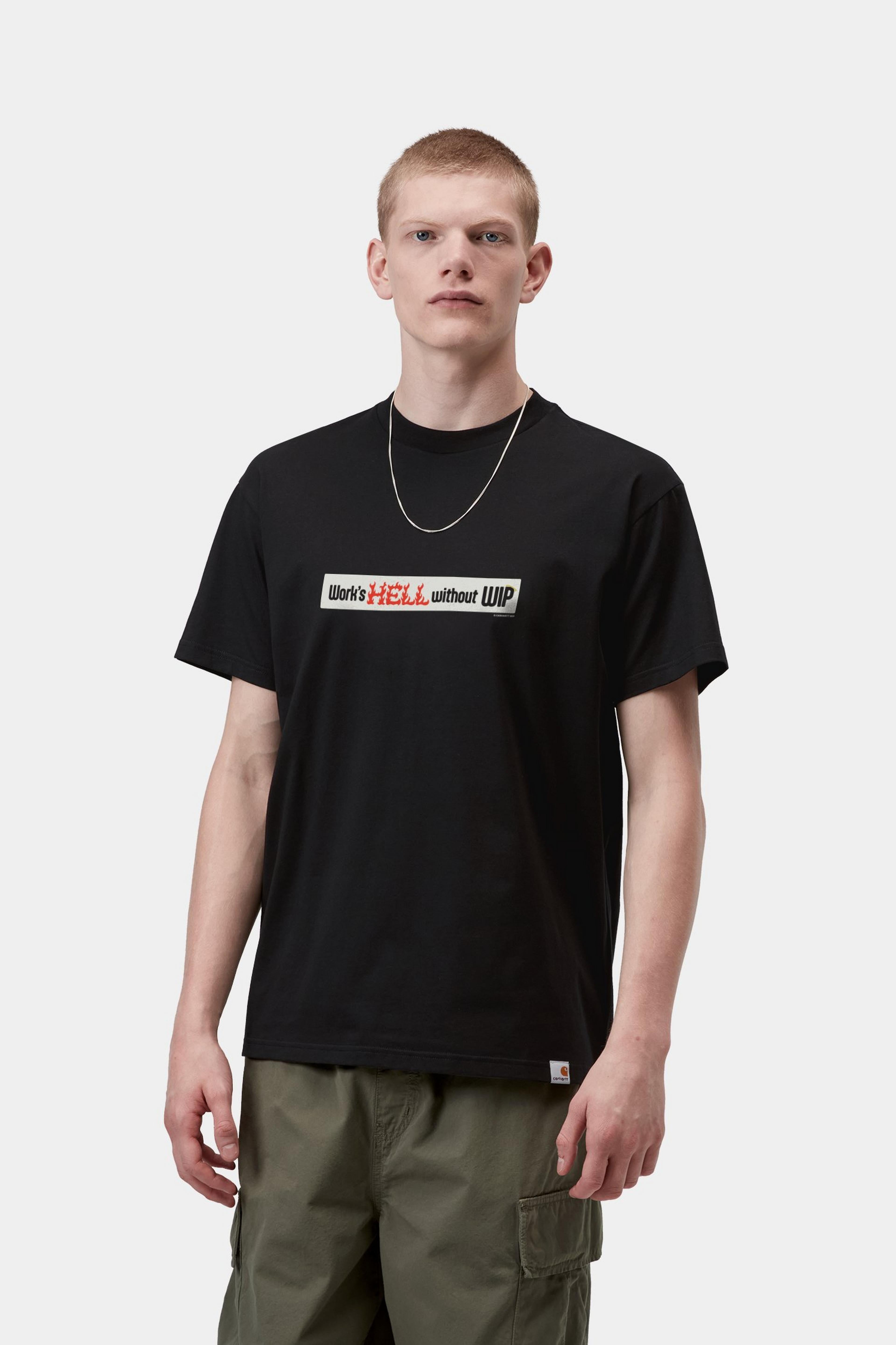 S/S Bumper Stickers T-Shirt - Black