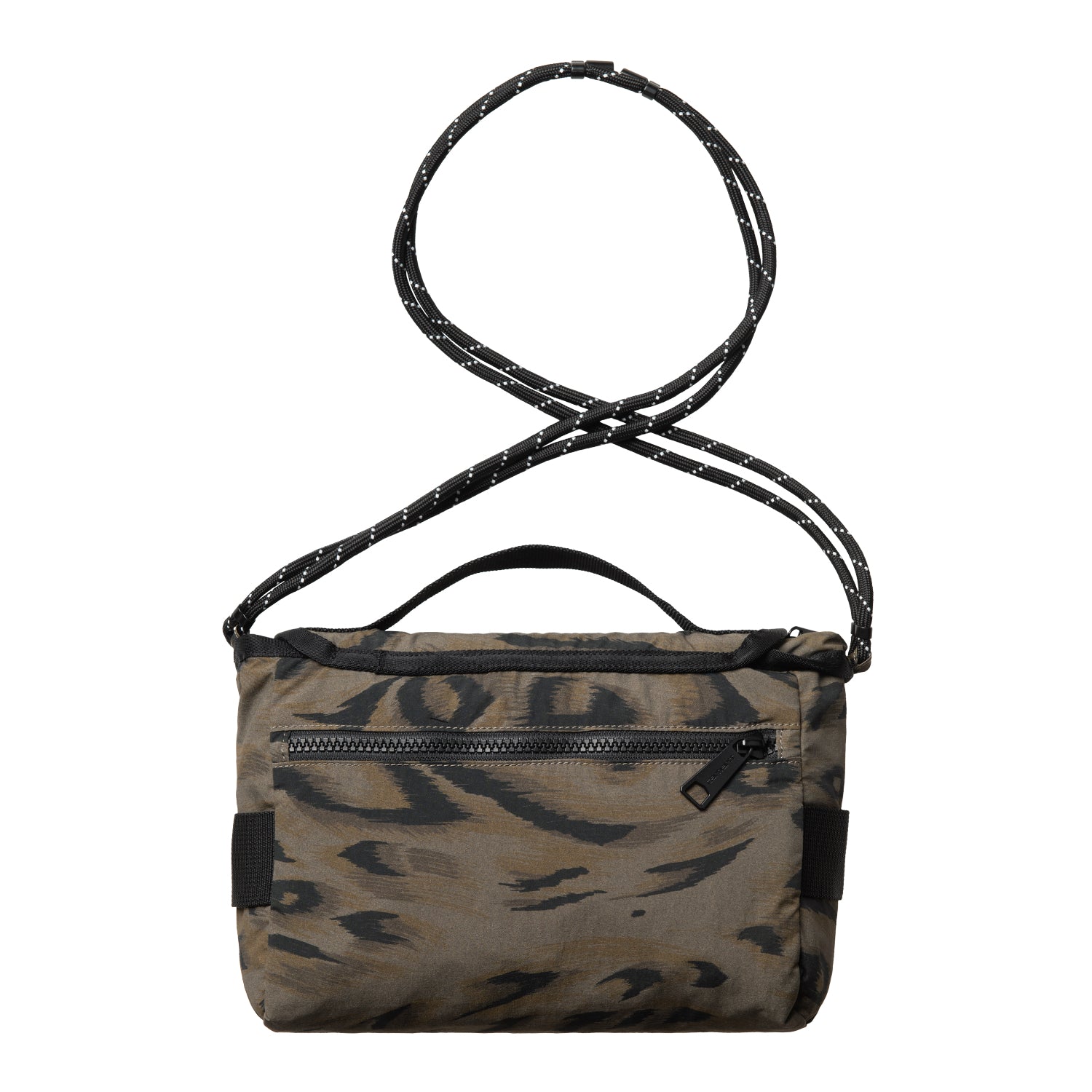 Travon Shoulder Bag - Duck Feather Print, Cypress / Black
