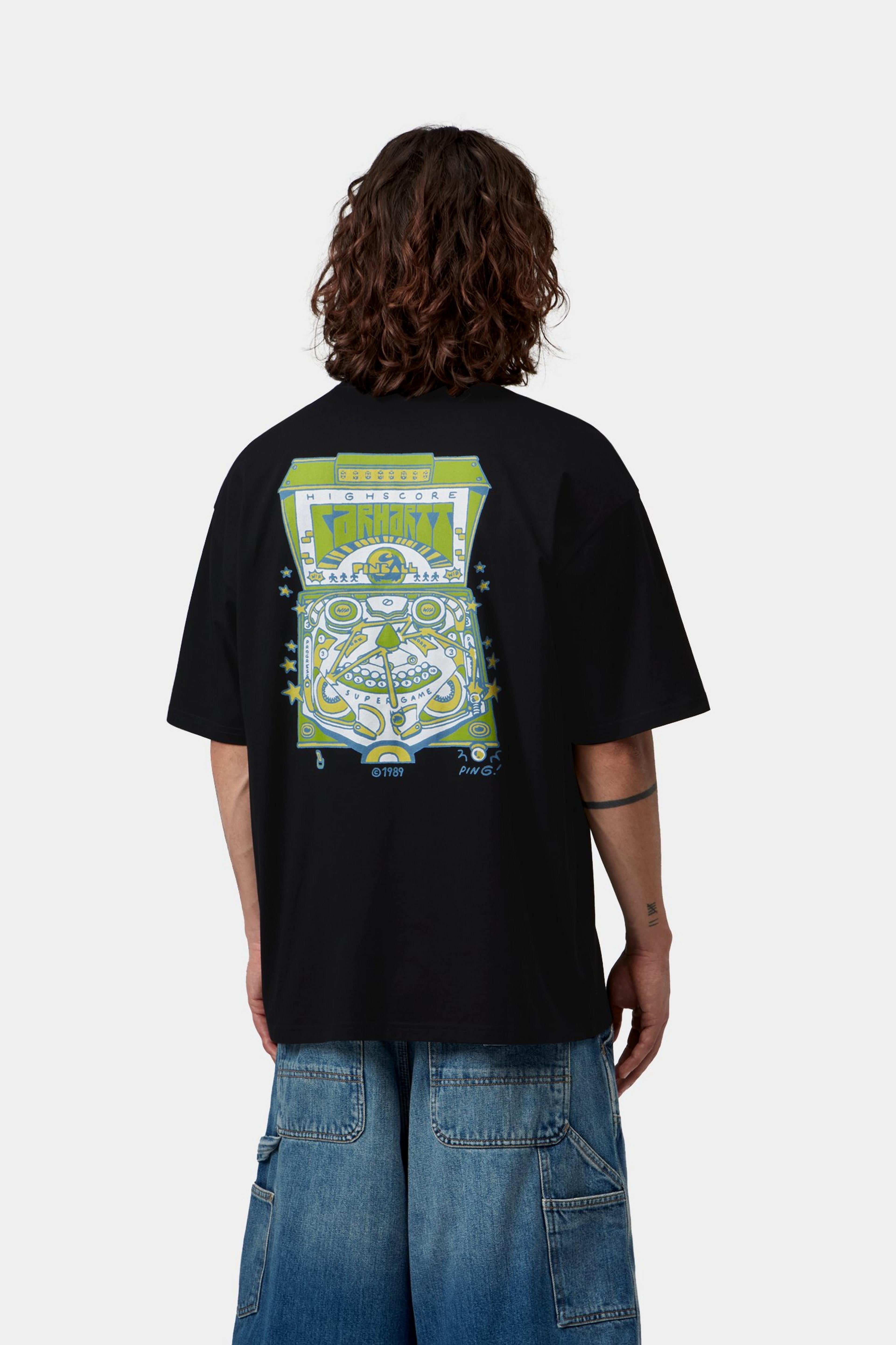 S/S Pinball T-Shirt - Black