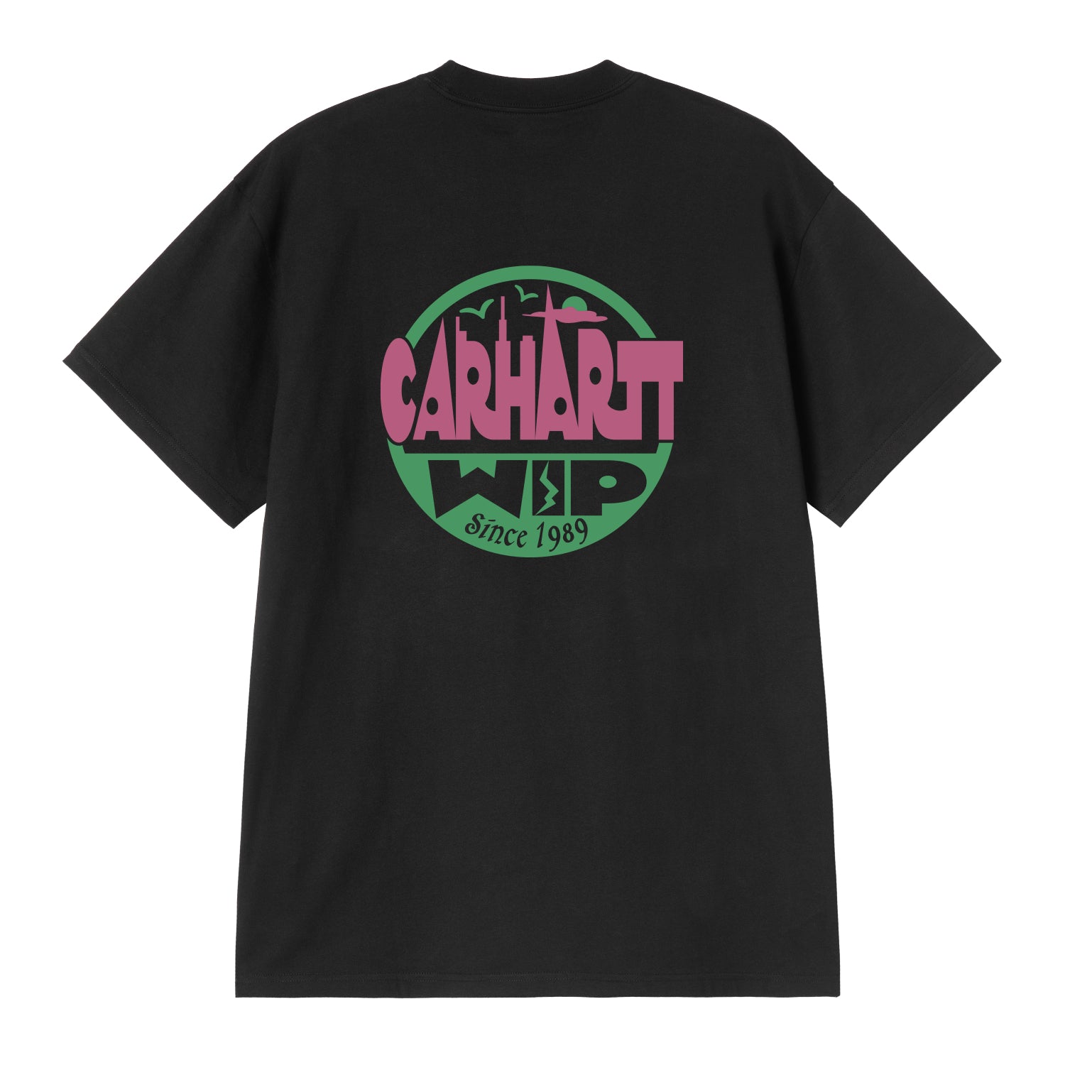S/S Luggage Label T-Shirt - Black
