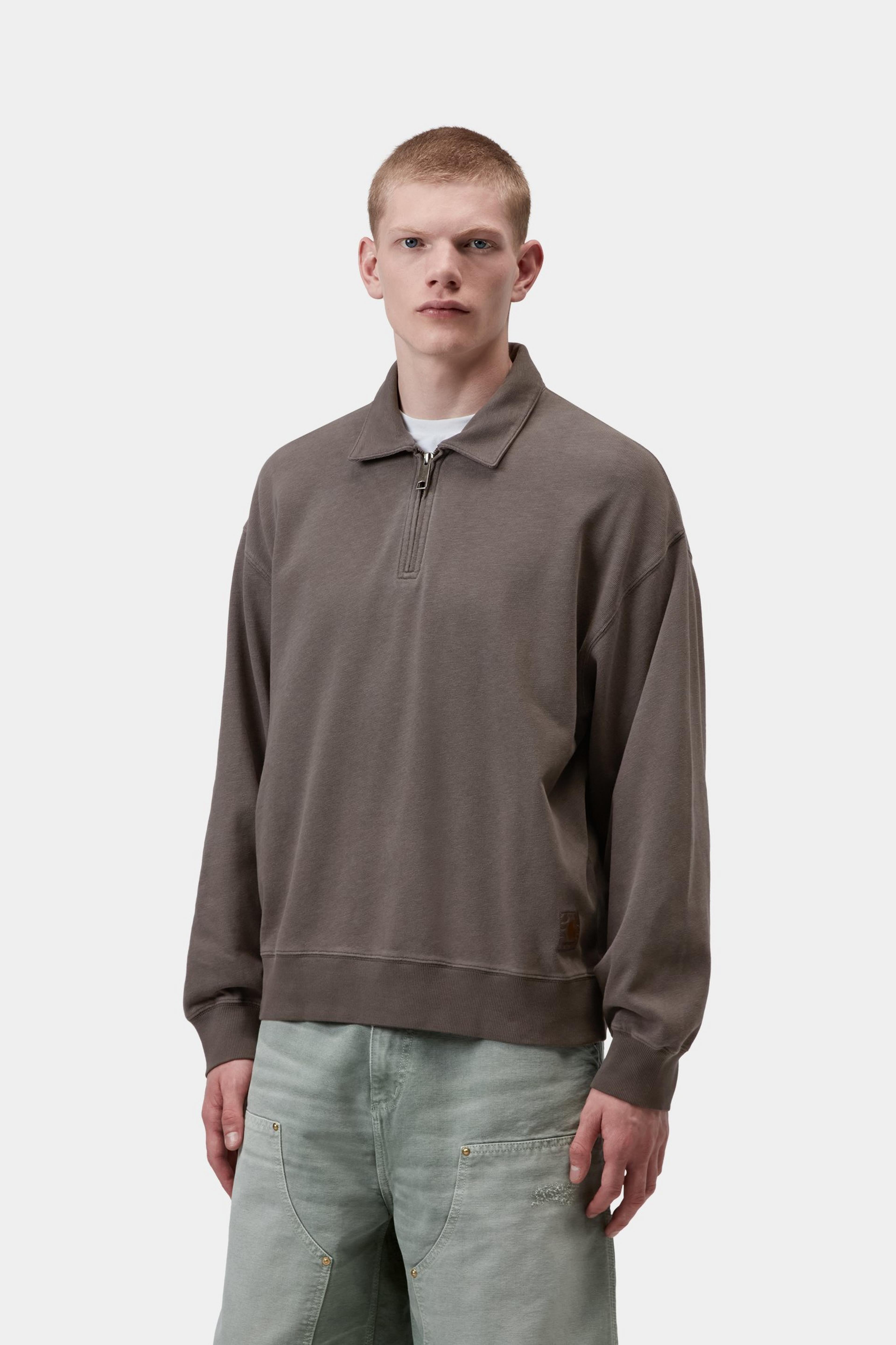 Harper Polo - Tobacco, Garment dyed
