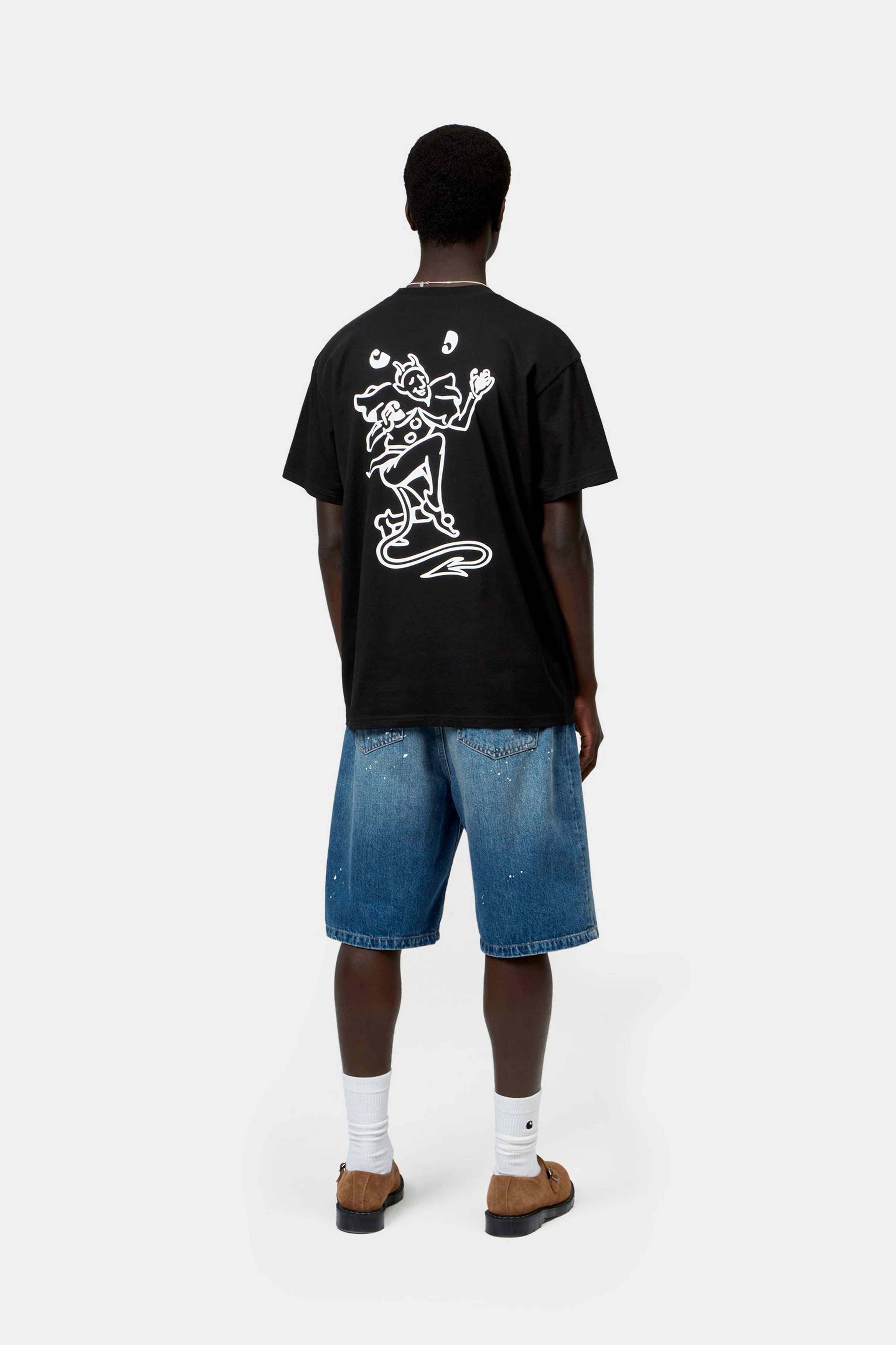 S/S Playing Cards T-Shirt - Black