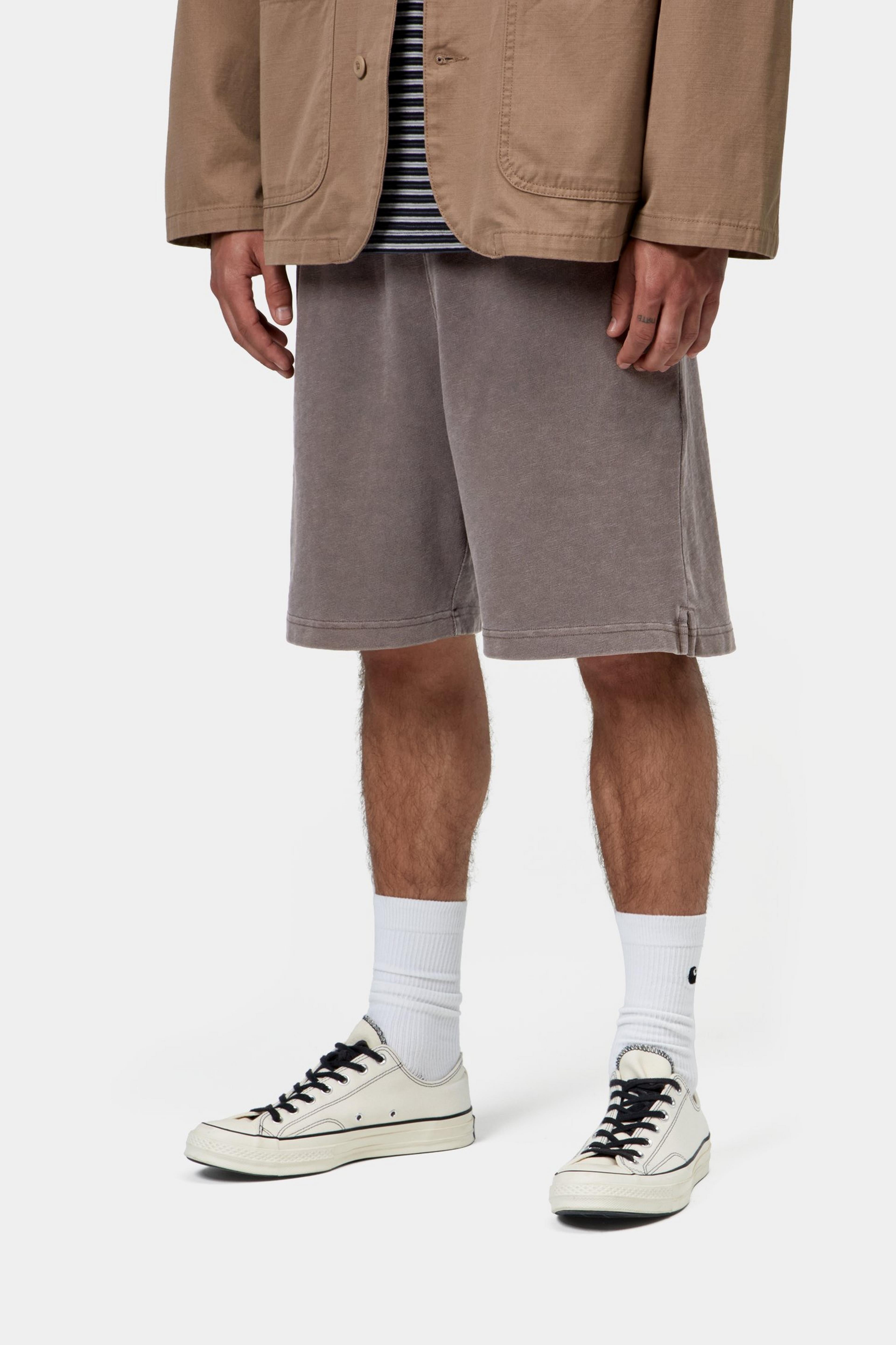 Harper Sweat Short - Tobacco, Garment dyed