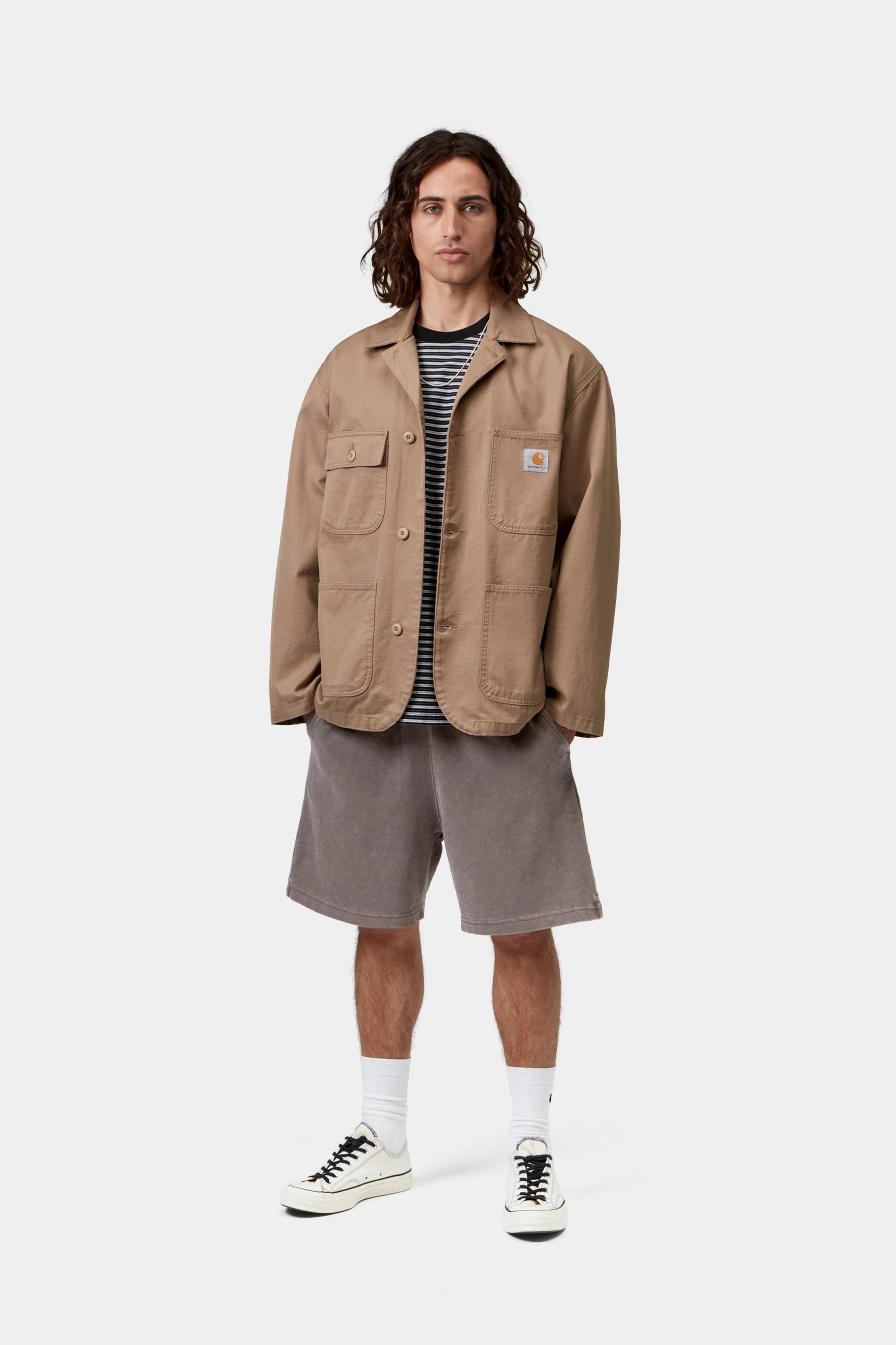 Harper Sweat Short - Tobacco, Garment dyed