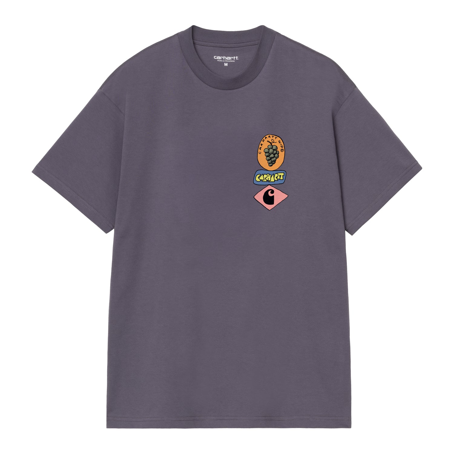 S/S Stacked Grapes T-Shirt - Shady Purple