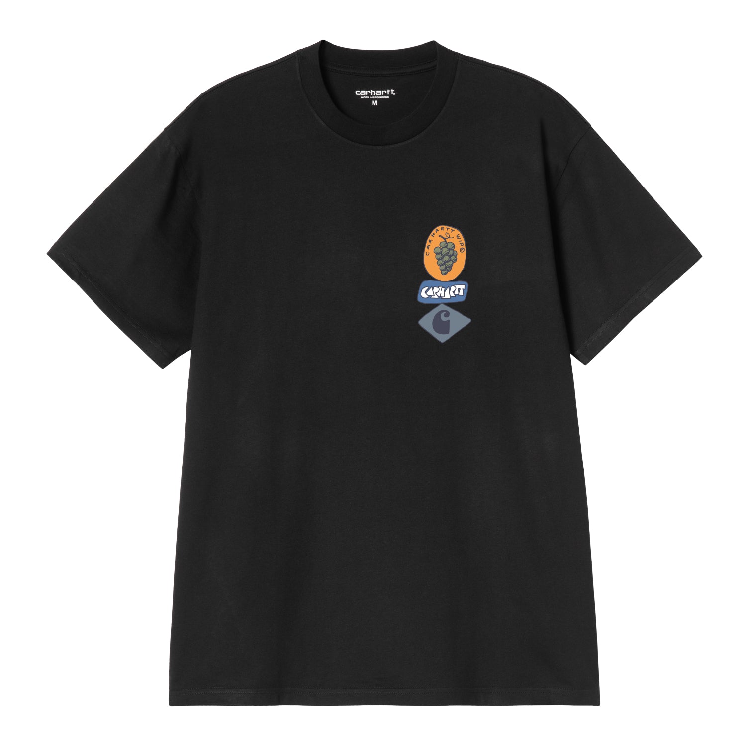 S/S Stacked Grapes T-Shirt - Black