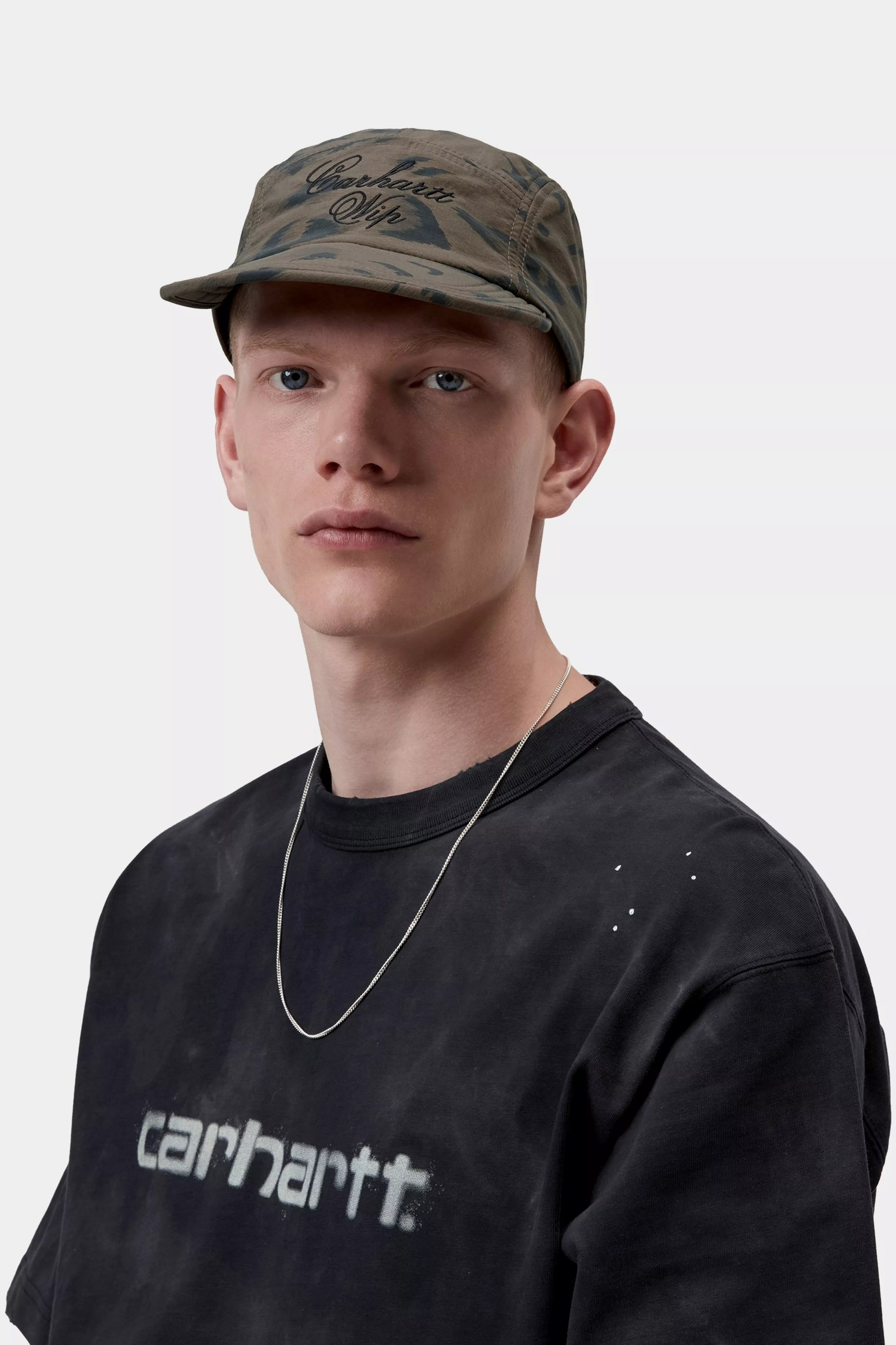 Travon Cap - Duck Feather Print, Cypress / Black