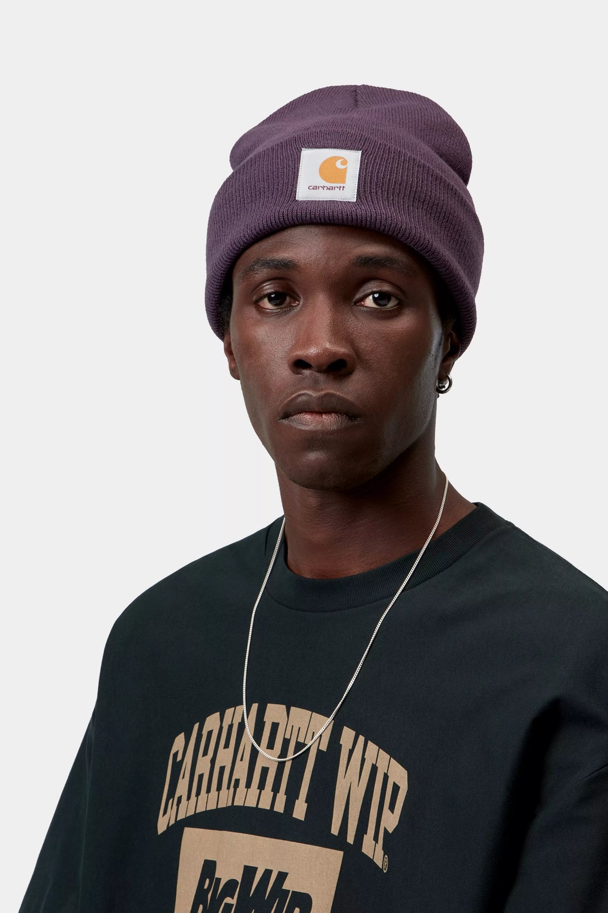 Short Watch Hat - Cozy Purple