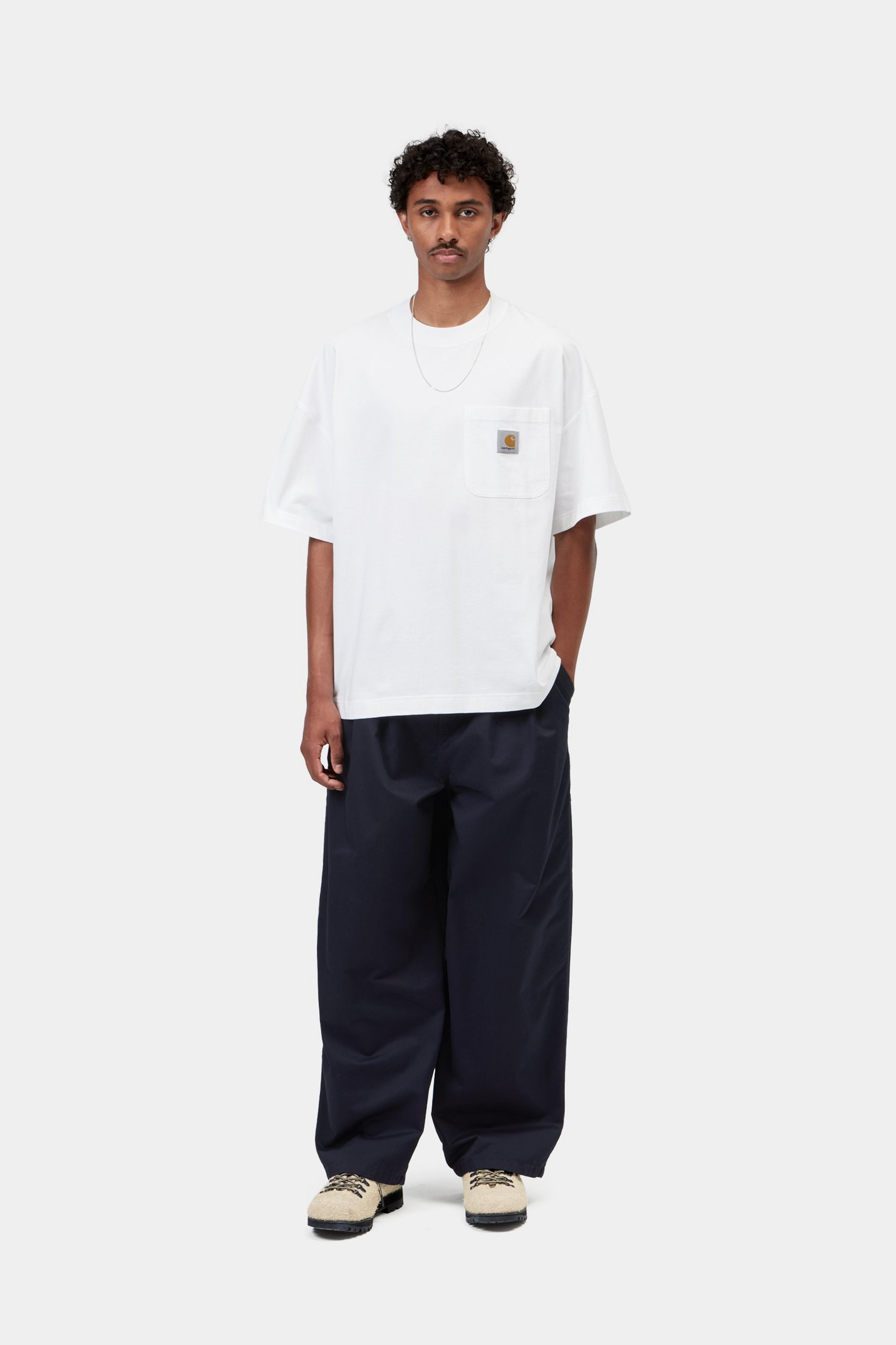 S/S Work Pocket T-Shirt - White