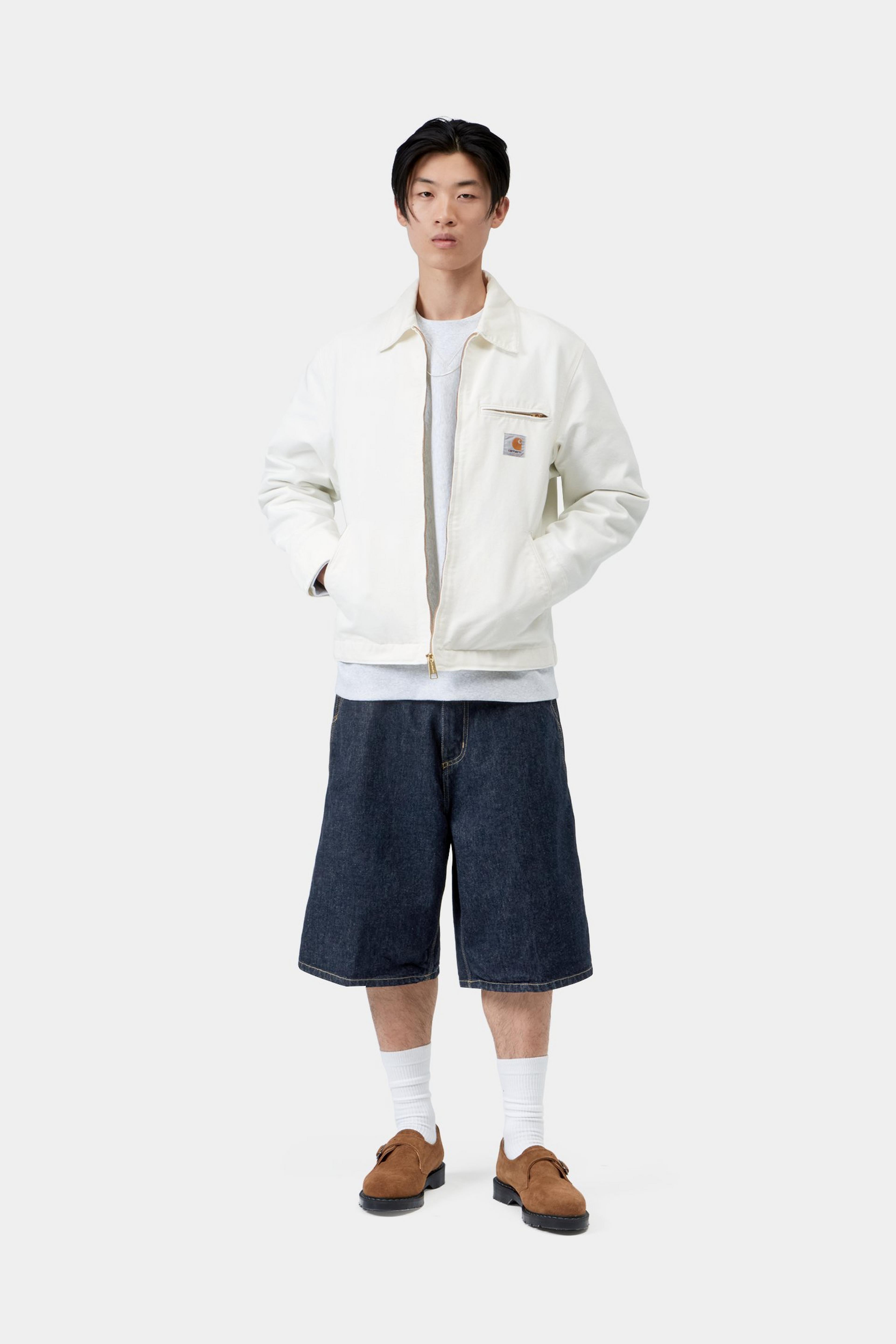 OG Single Knee Short - Blue, Rinsed