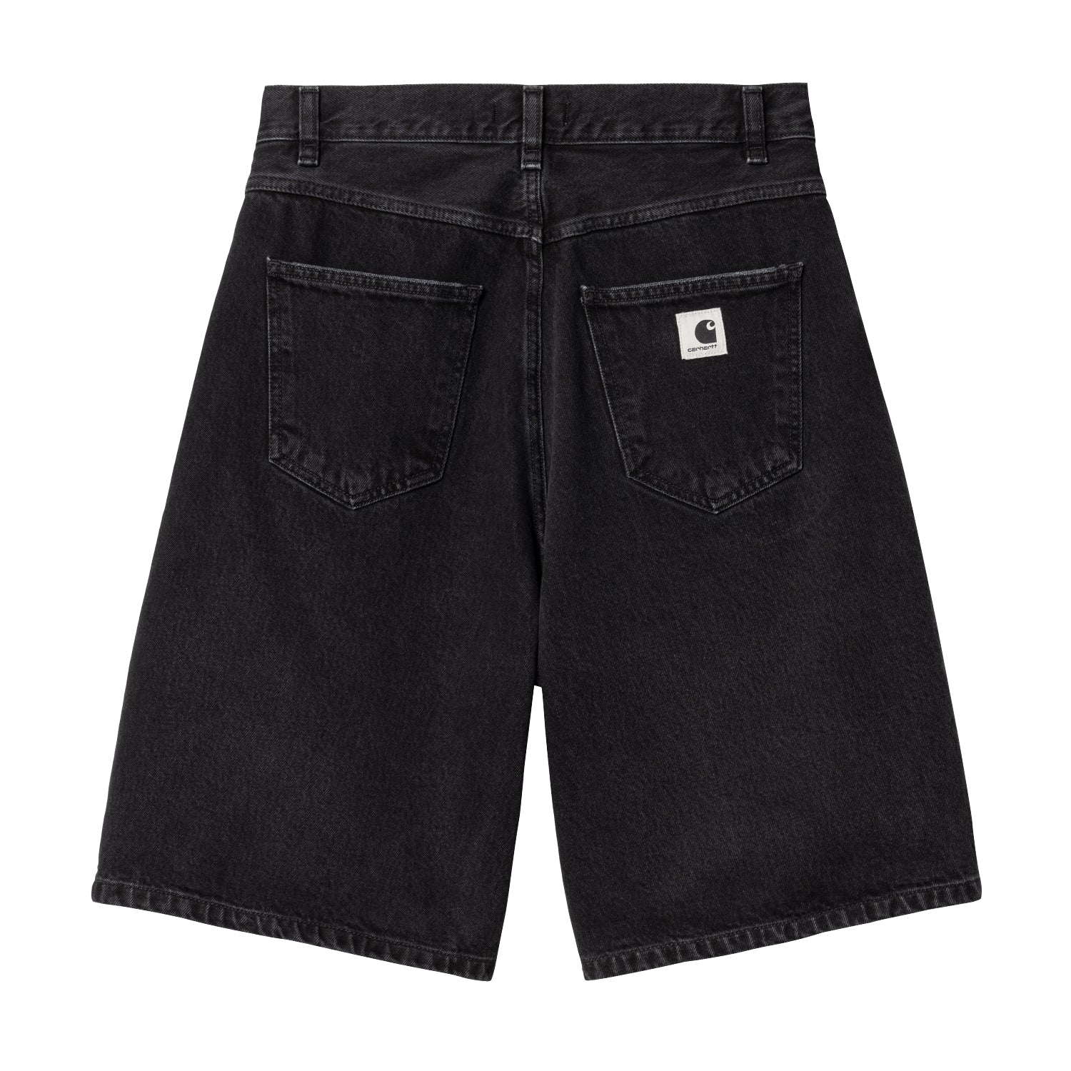 W' Brandon Short - Black (stone washed)