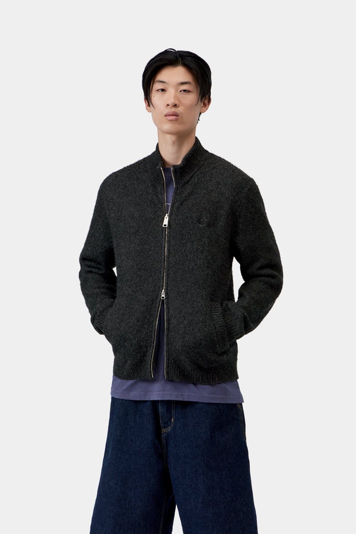 Curtis Sweater Jacket - Tangled Black