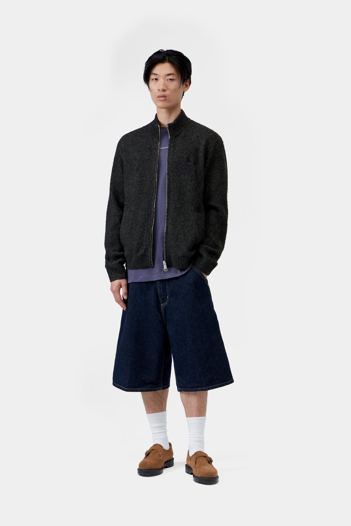 Curtis Sweater Jacket - Tangled Black