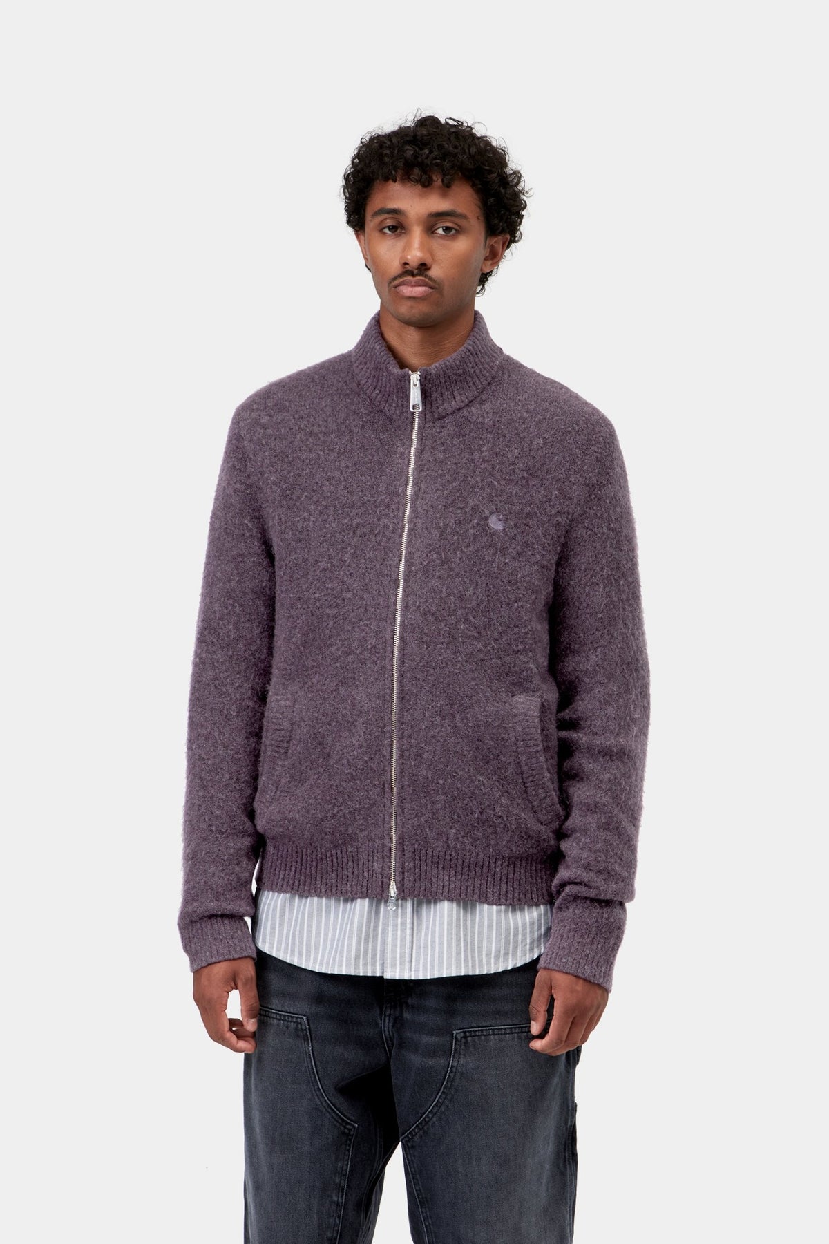 Curtis Sweater Jacket - Tangled Shady Purple