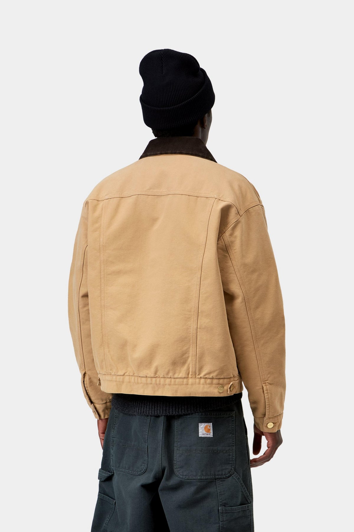 OG Trucker Jacket - WIP Dusty H / Tobacco, Stone canvas
