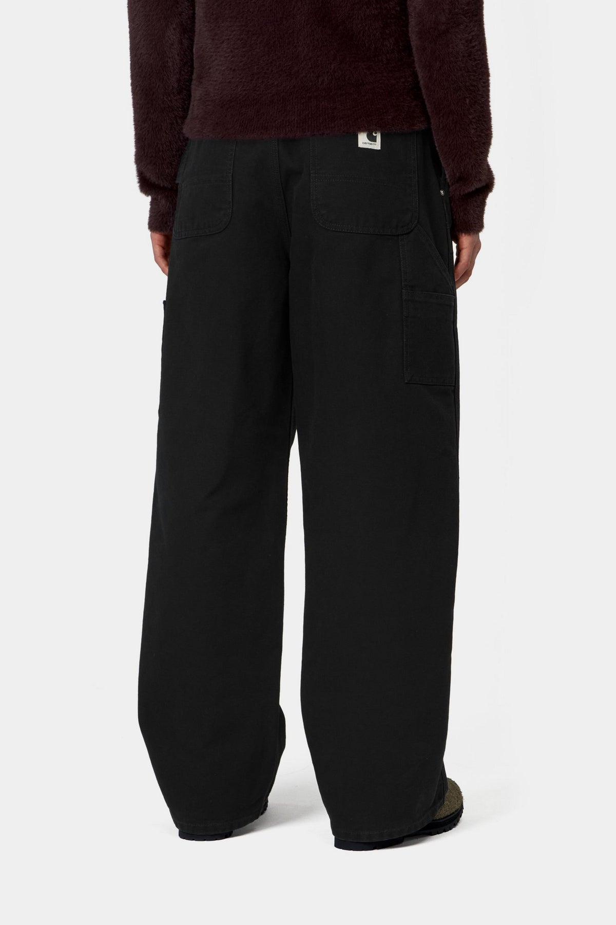 W' Billie Single Knee Pant - Black stone washed