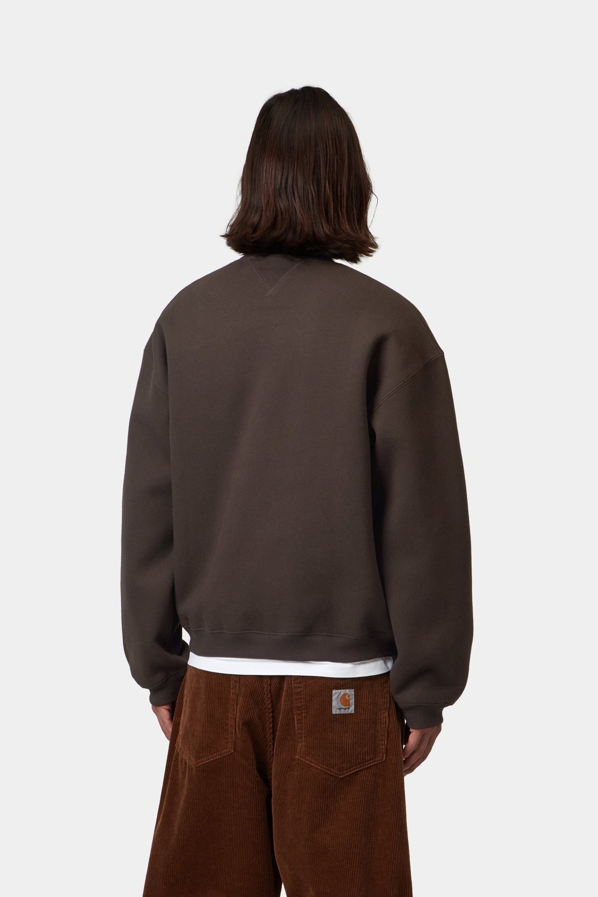 Ebbert Sweatshirt - Tobacco / White