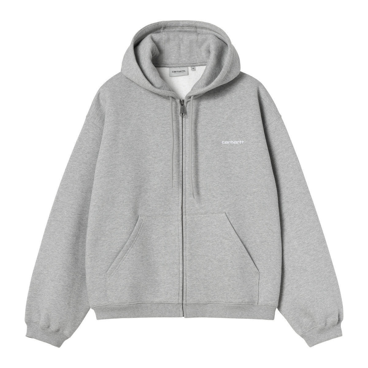 Hooded Ebbert Jacket - Grey Heather / White
