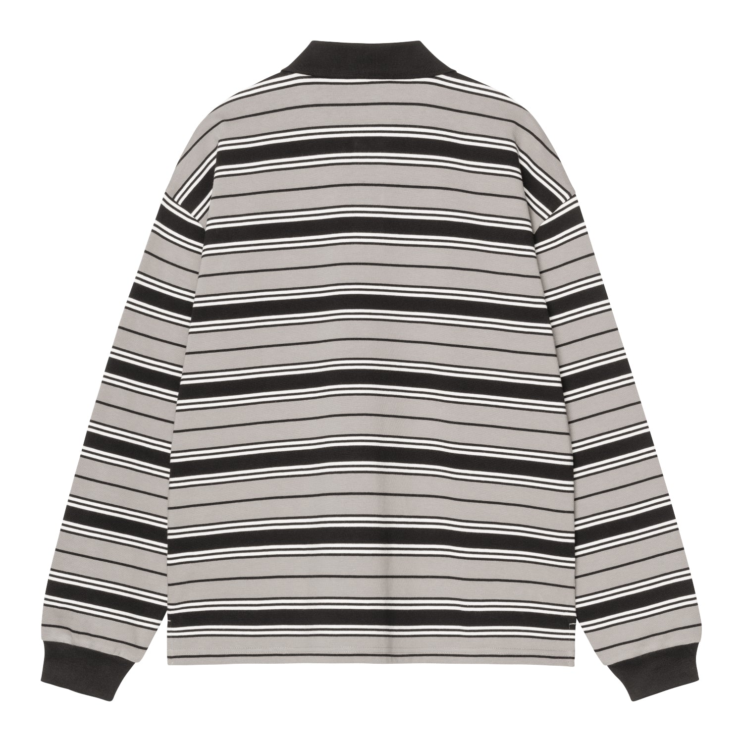 L/S Devitt Rugby Shirt - Devitt Stripe, Shady Grey