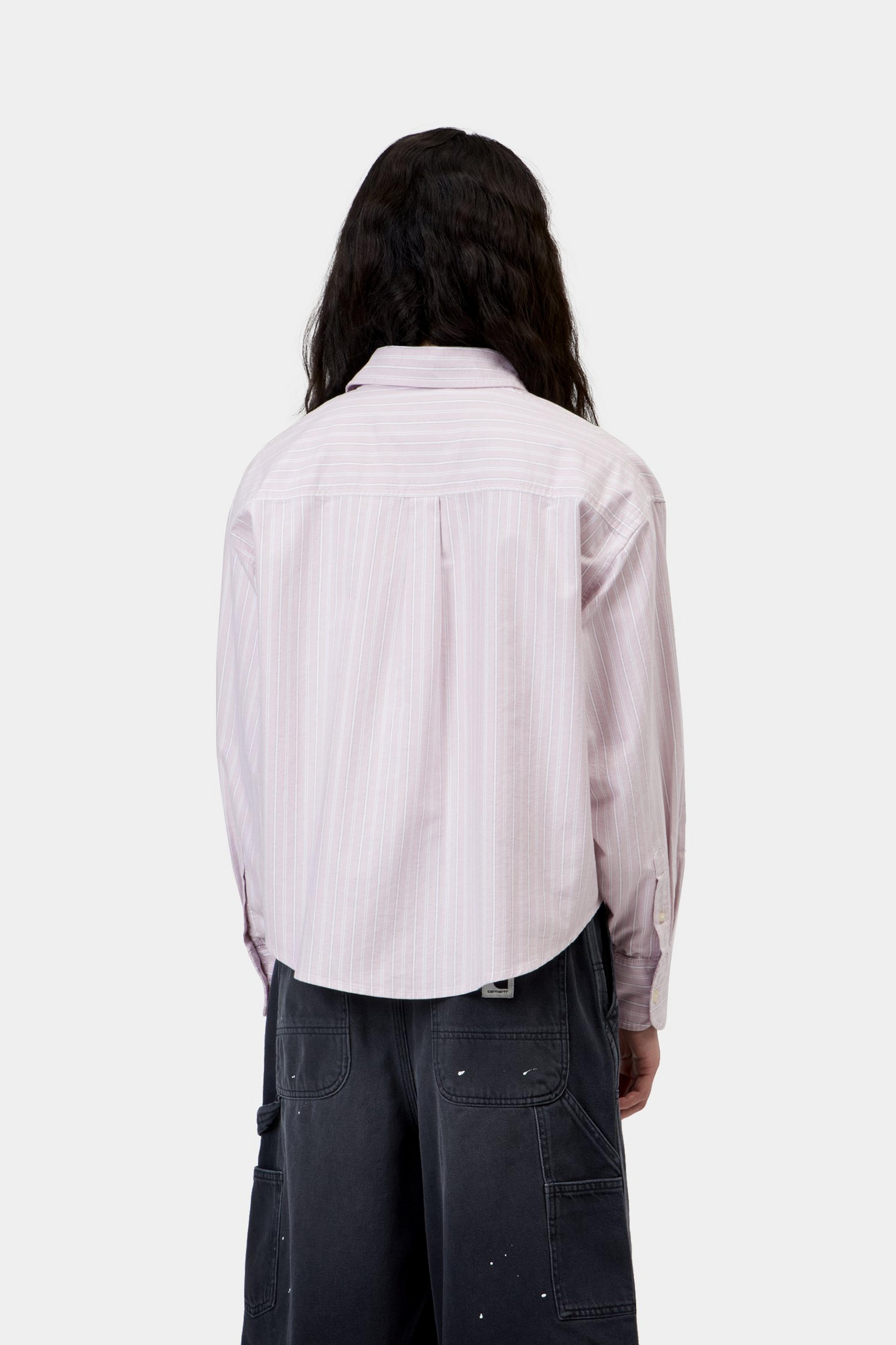 W' L/S Kanan Shirt - Kanan Stripe, Hortensia