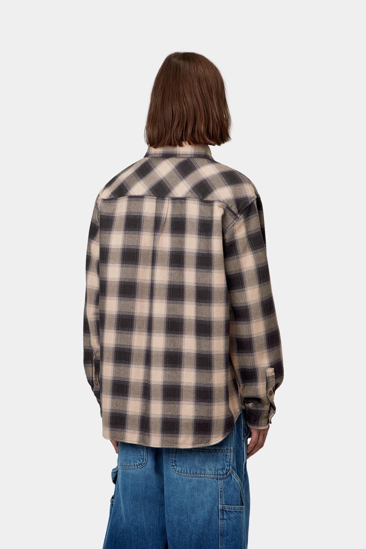 L/S Dayne Shirt - Dayne Check, Shady Purple